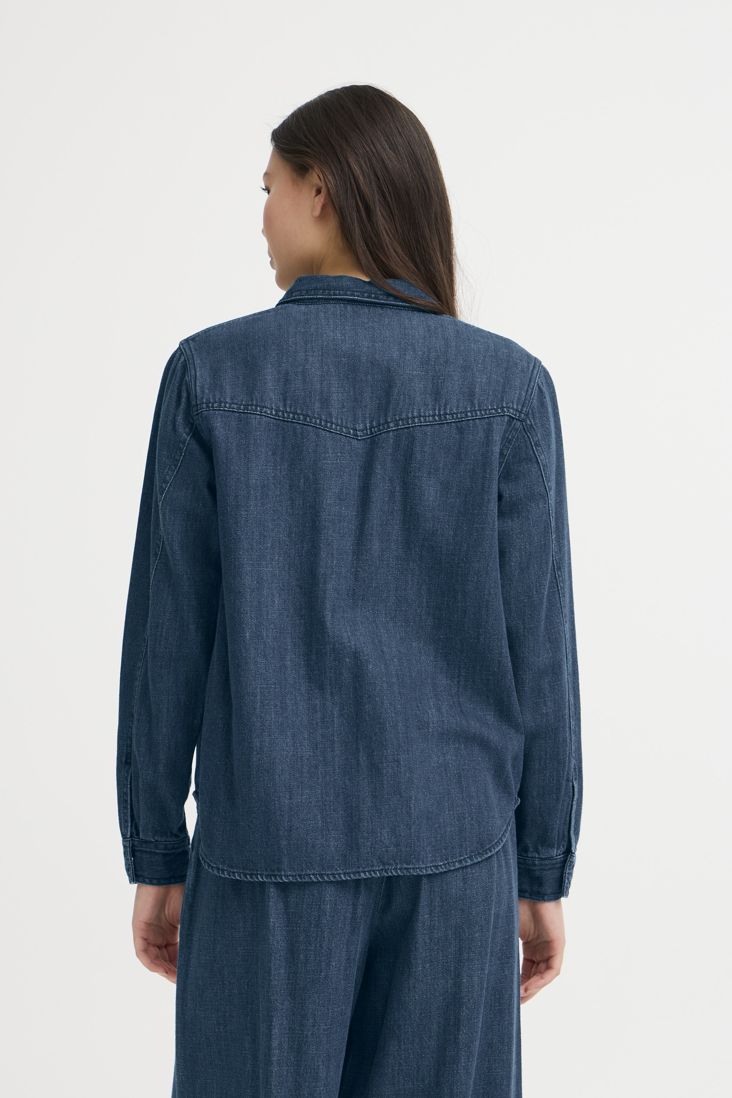 Ichi - IHAubery Skjorte i blød denim