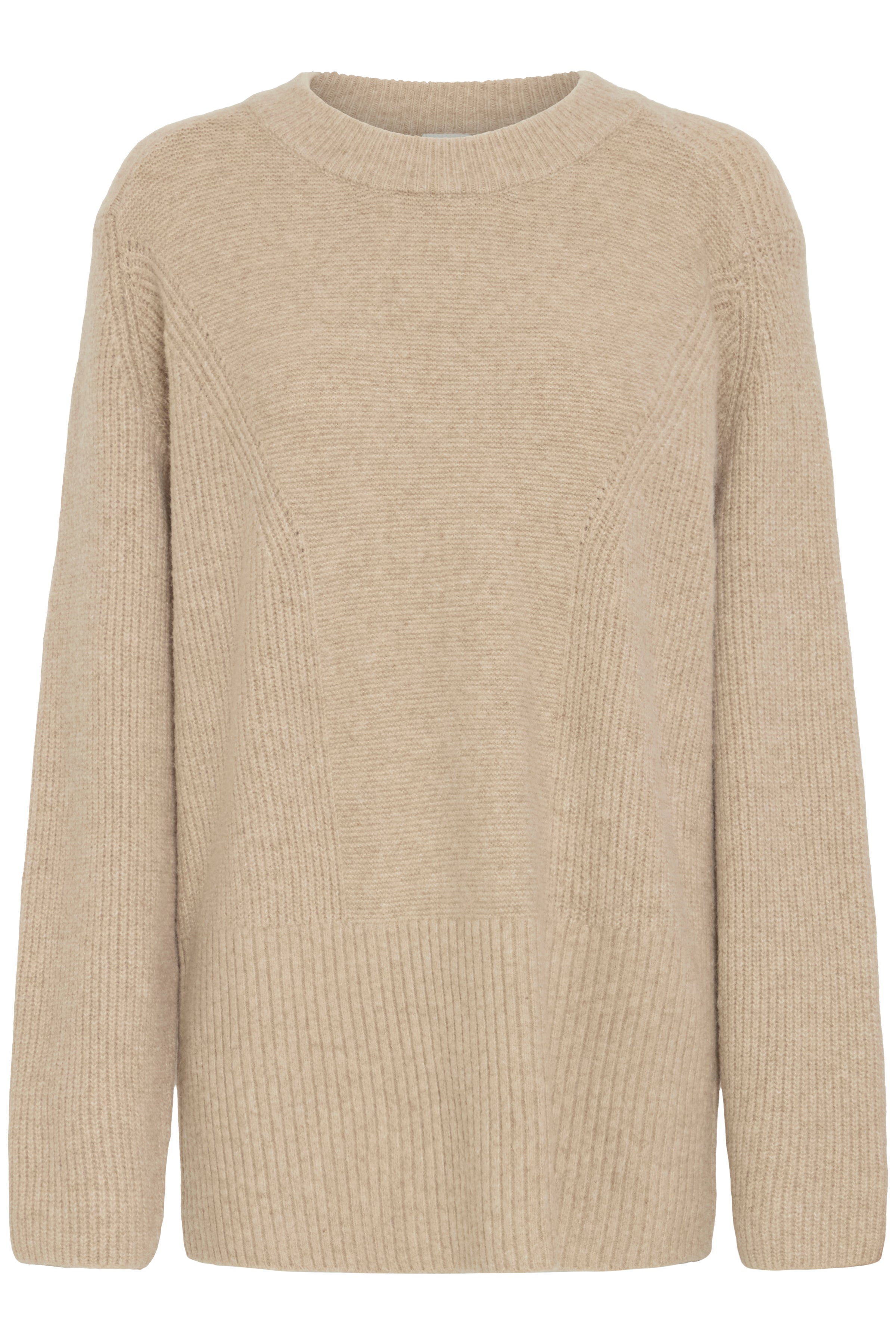 Ichi - IHDucie Strik i beige