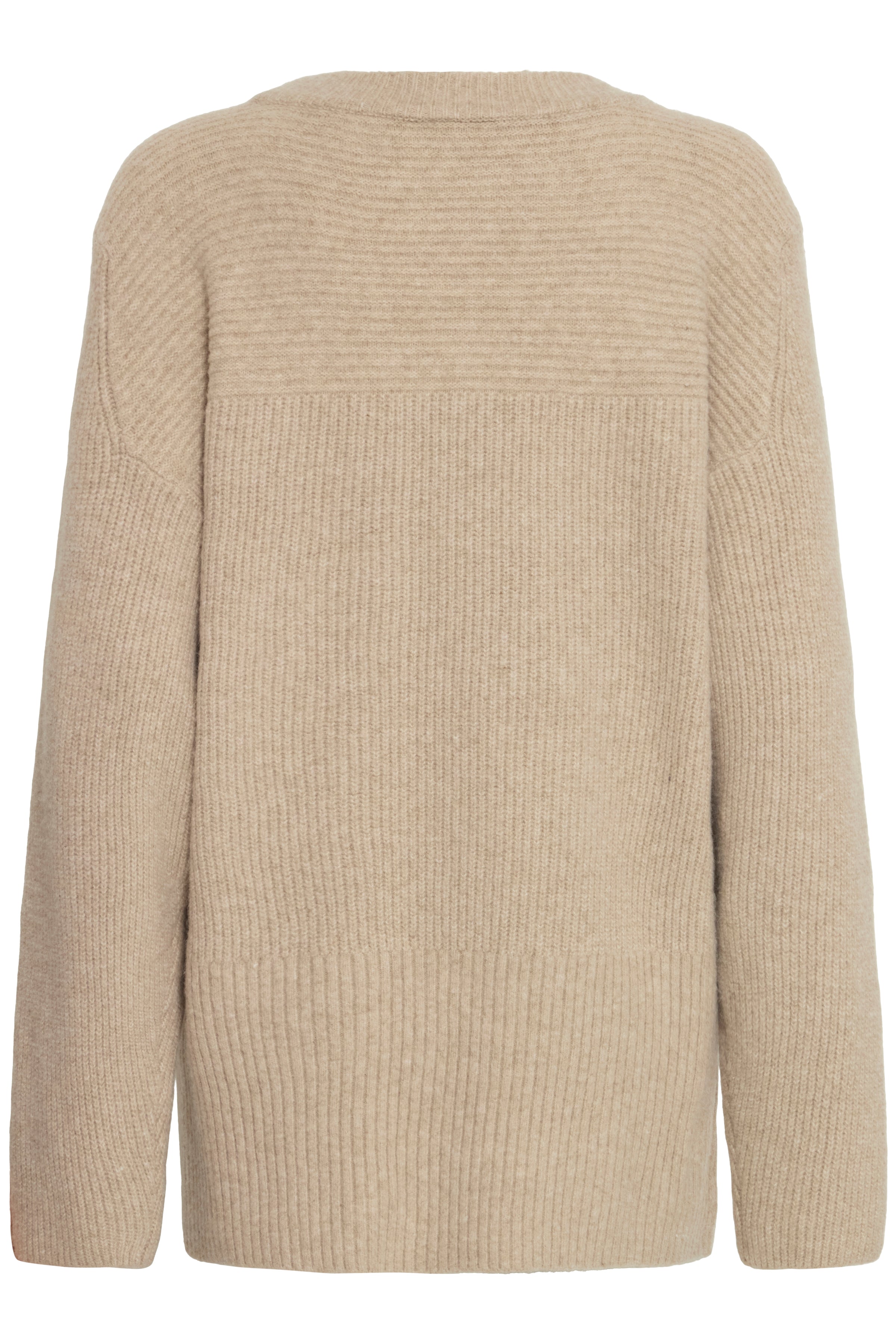Ichi - IHDucie Strik i beige