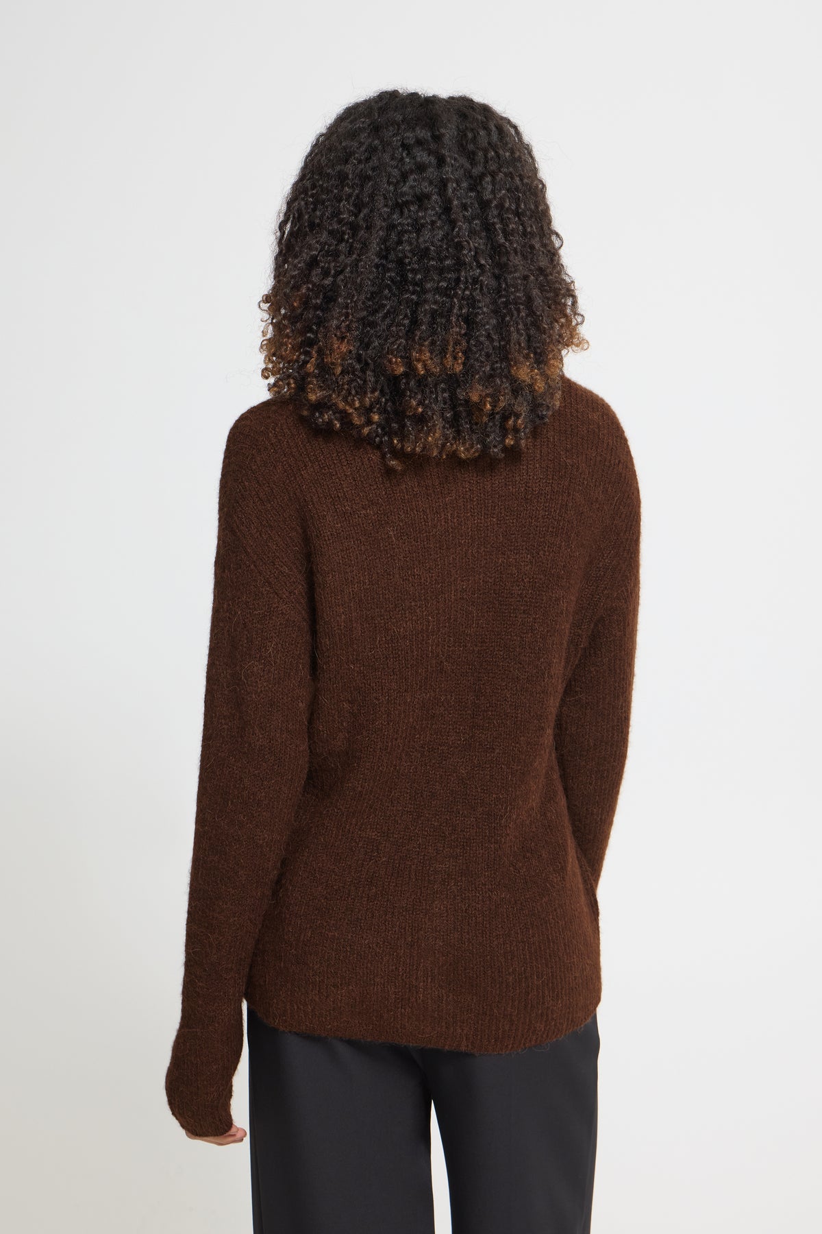 Ichi - IHKamara cardigan, mørkebrun
