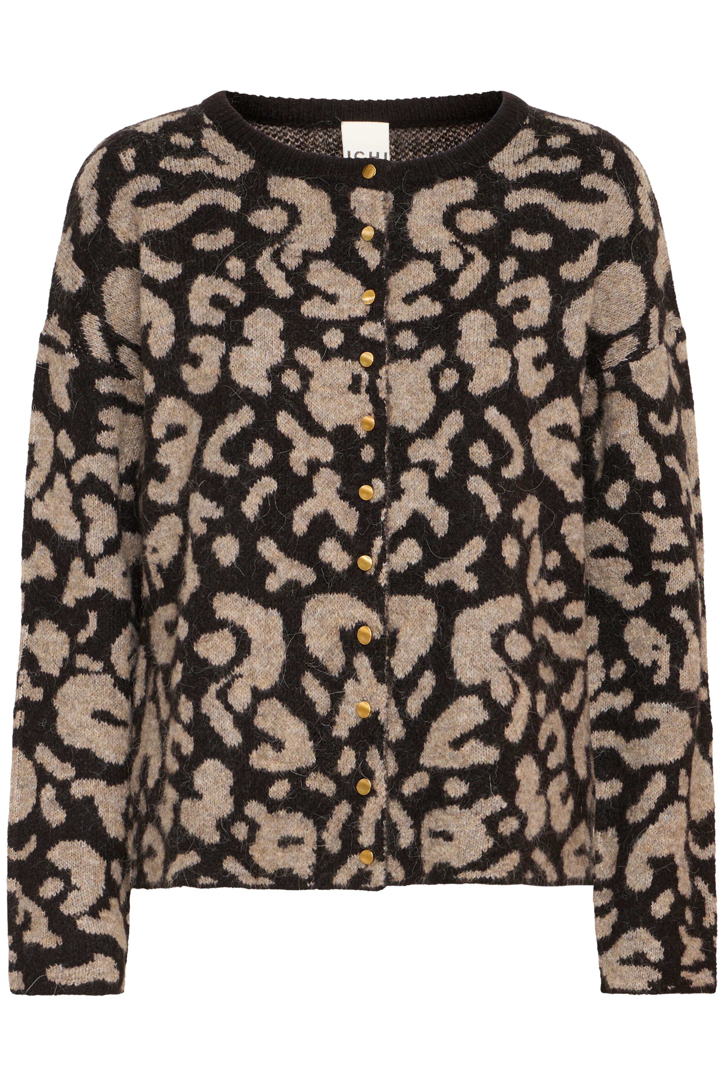 Ichi - IHKamara cardigan i dyreprint