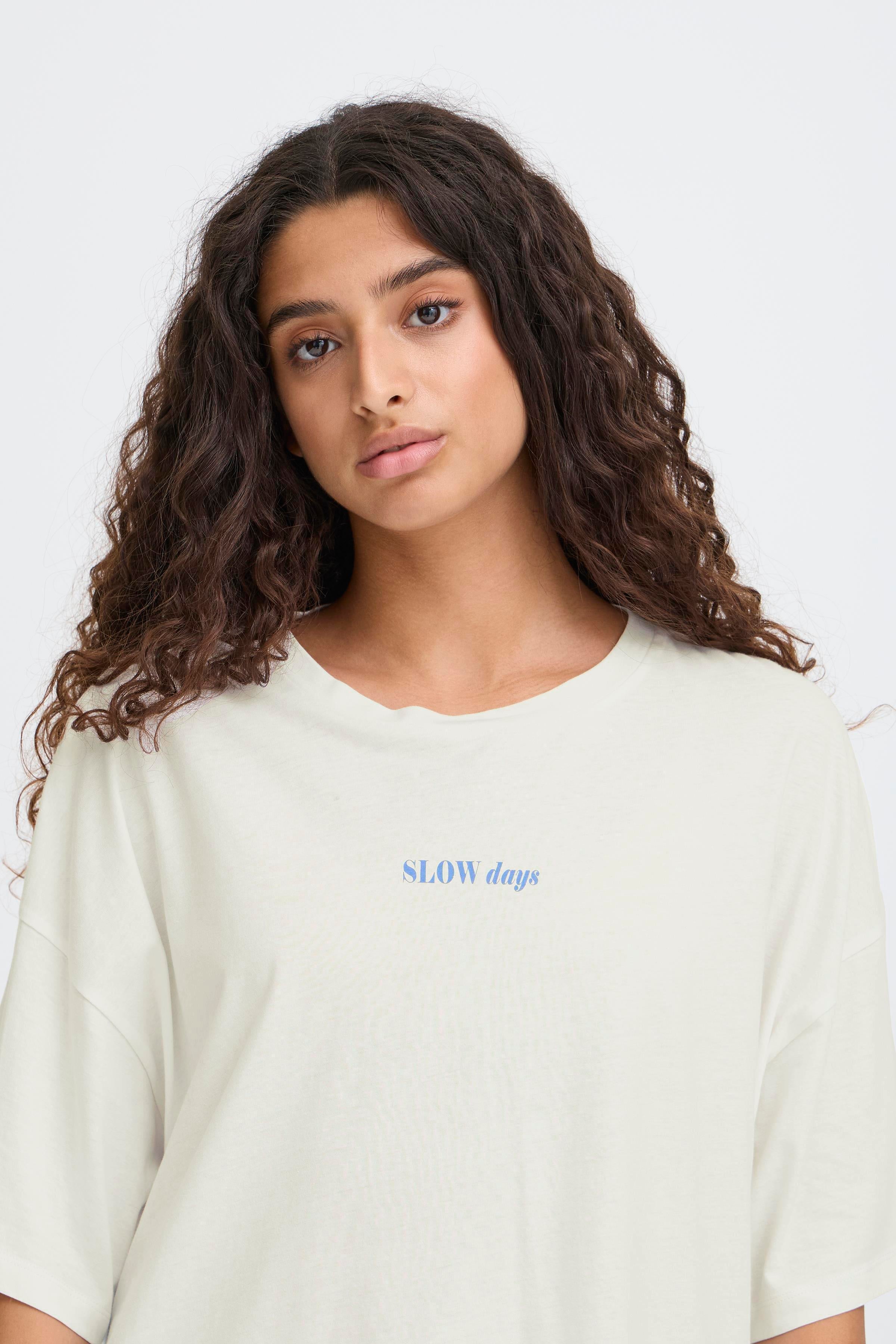 Ichi - IHKamille T-shirt med rygprint