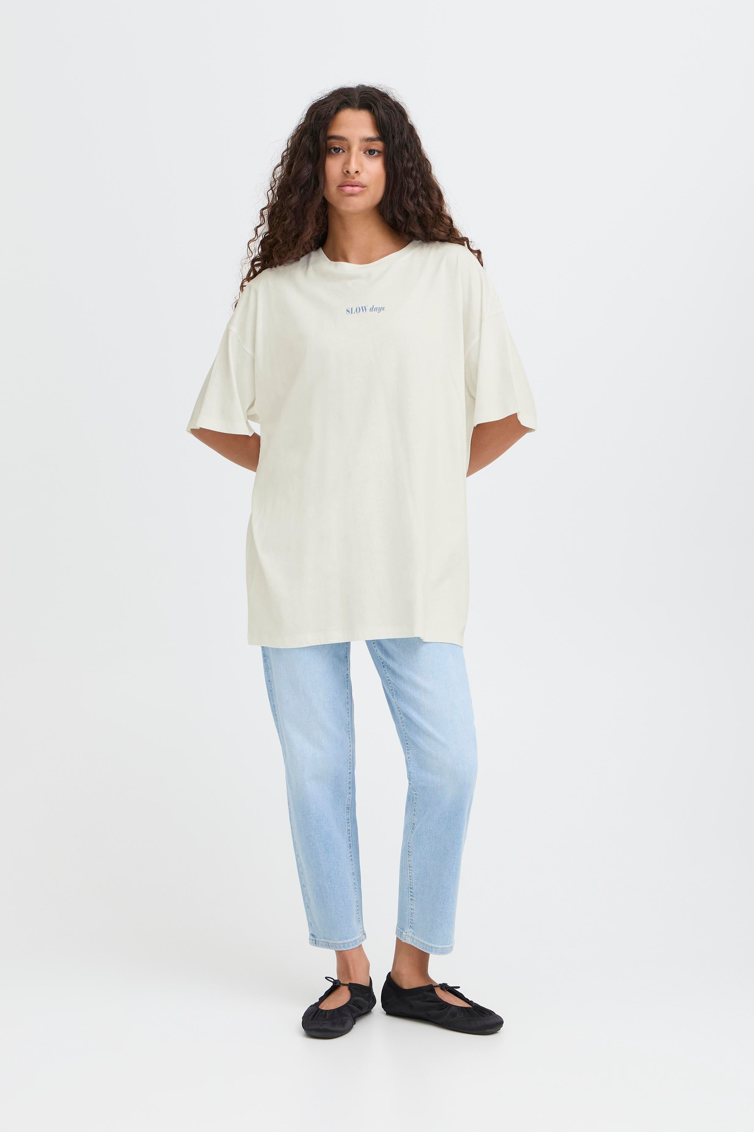 Ichi - IHKamille T-shirt med rygprint