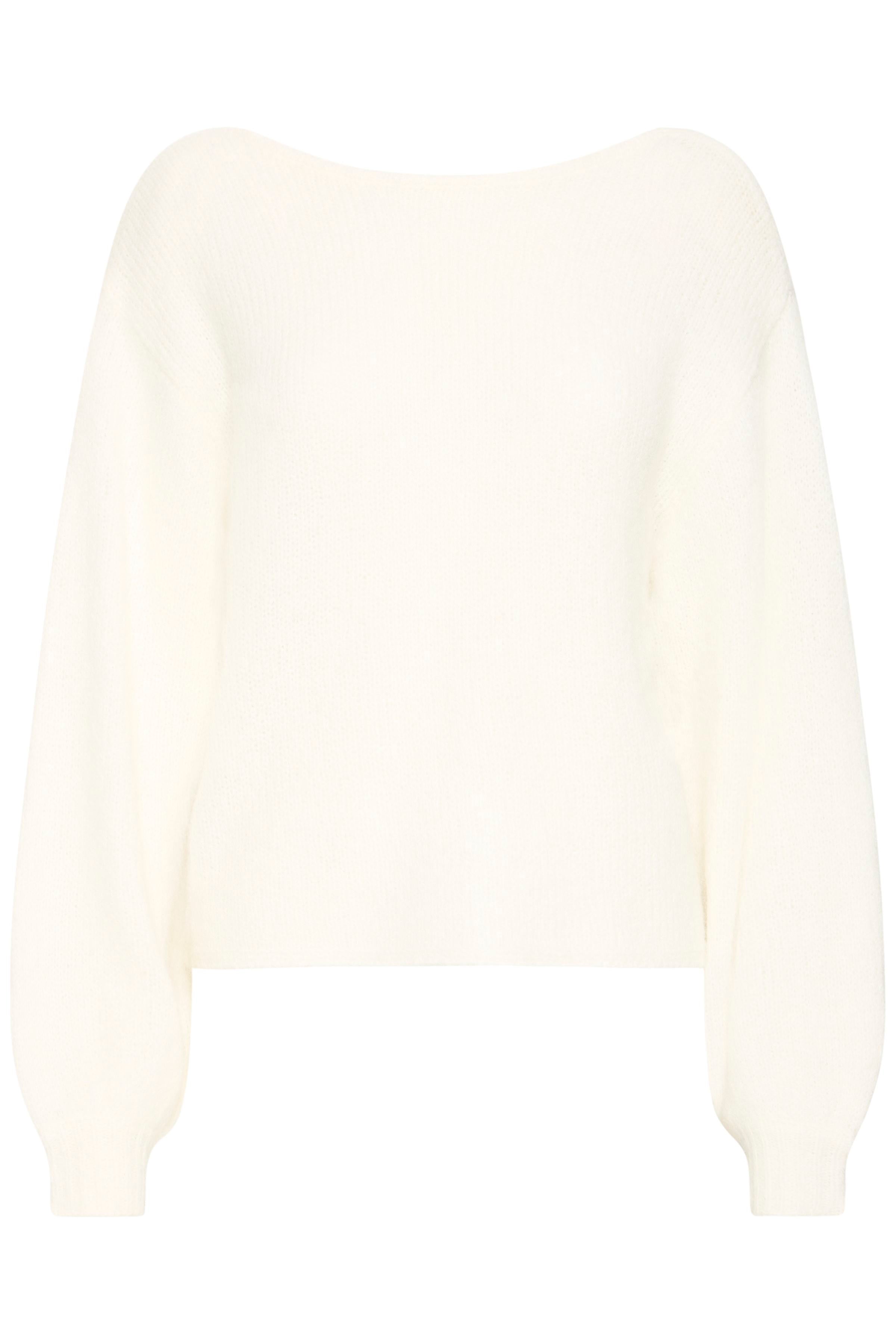 Ichi - IHDabria Cardigan i hvid