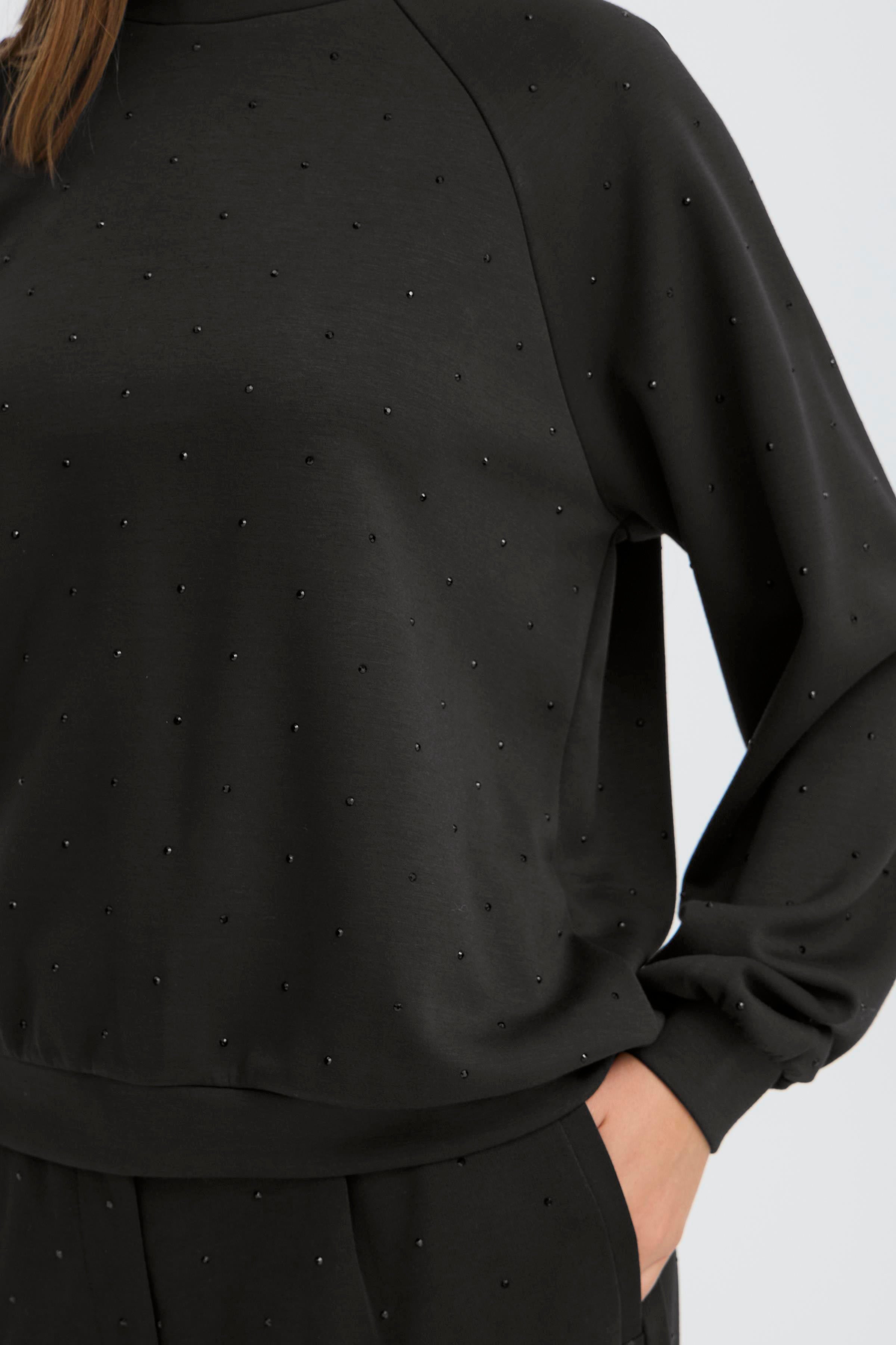 Ichi - IHAmias Sweatshirt med sten