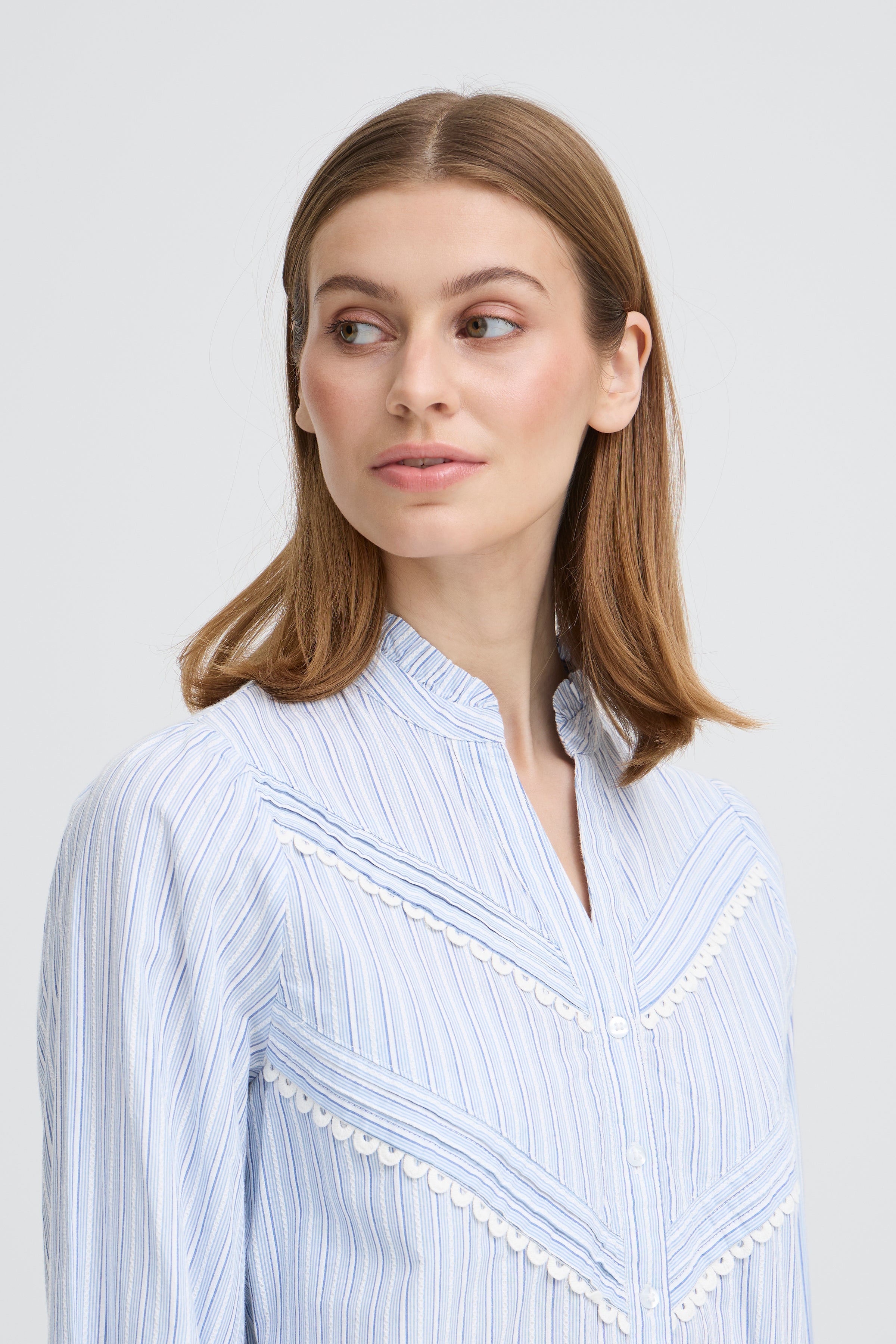 Ichi - IHLitu skjorte med striber