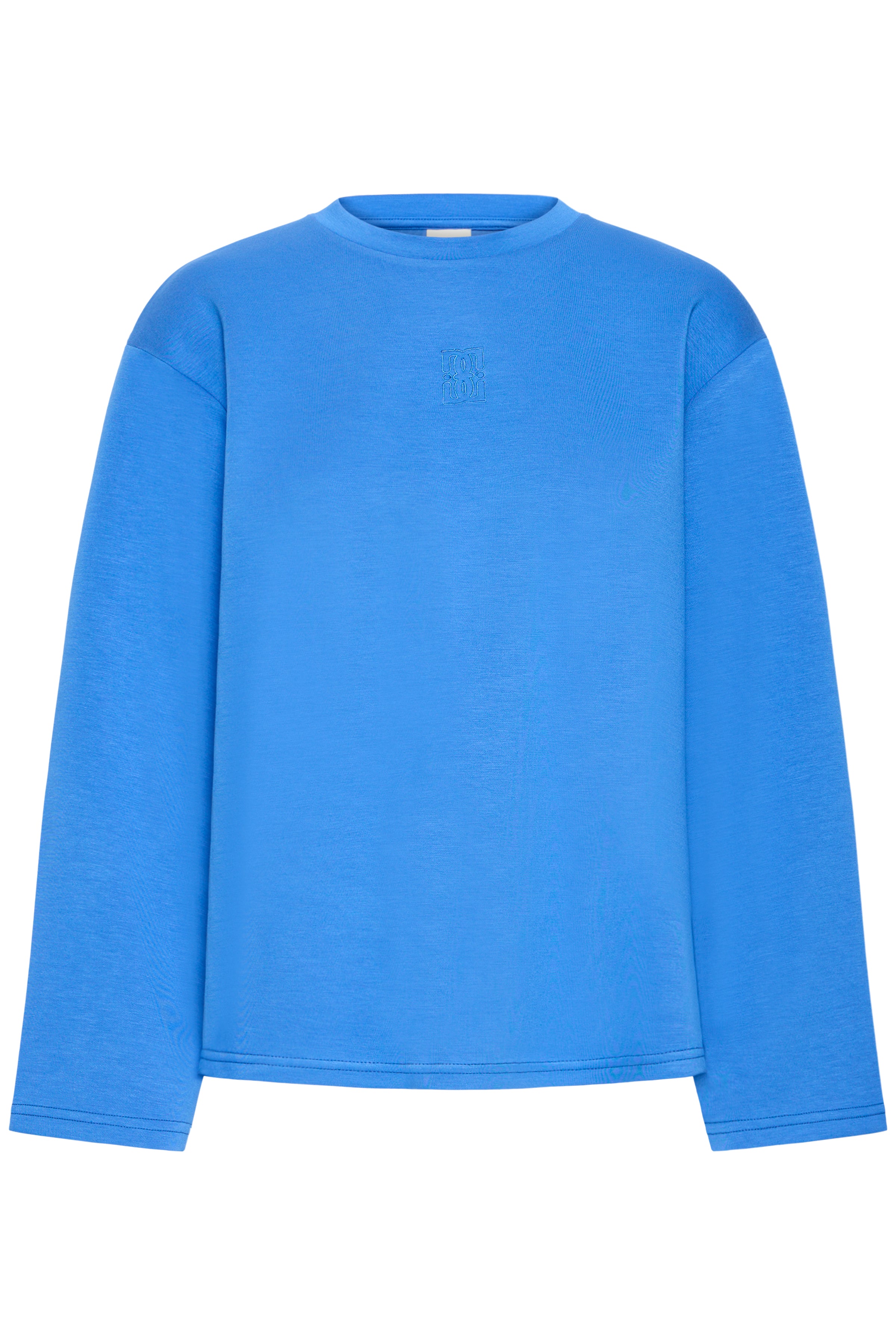 Ichi - IHCozy sweatshirt i blå