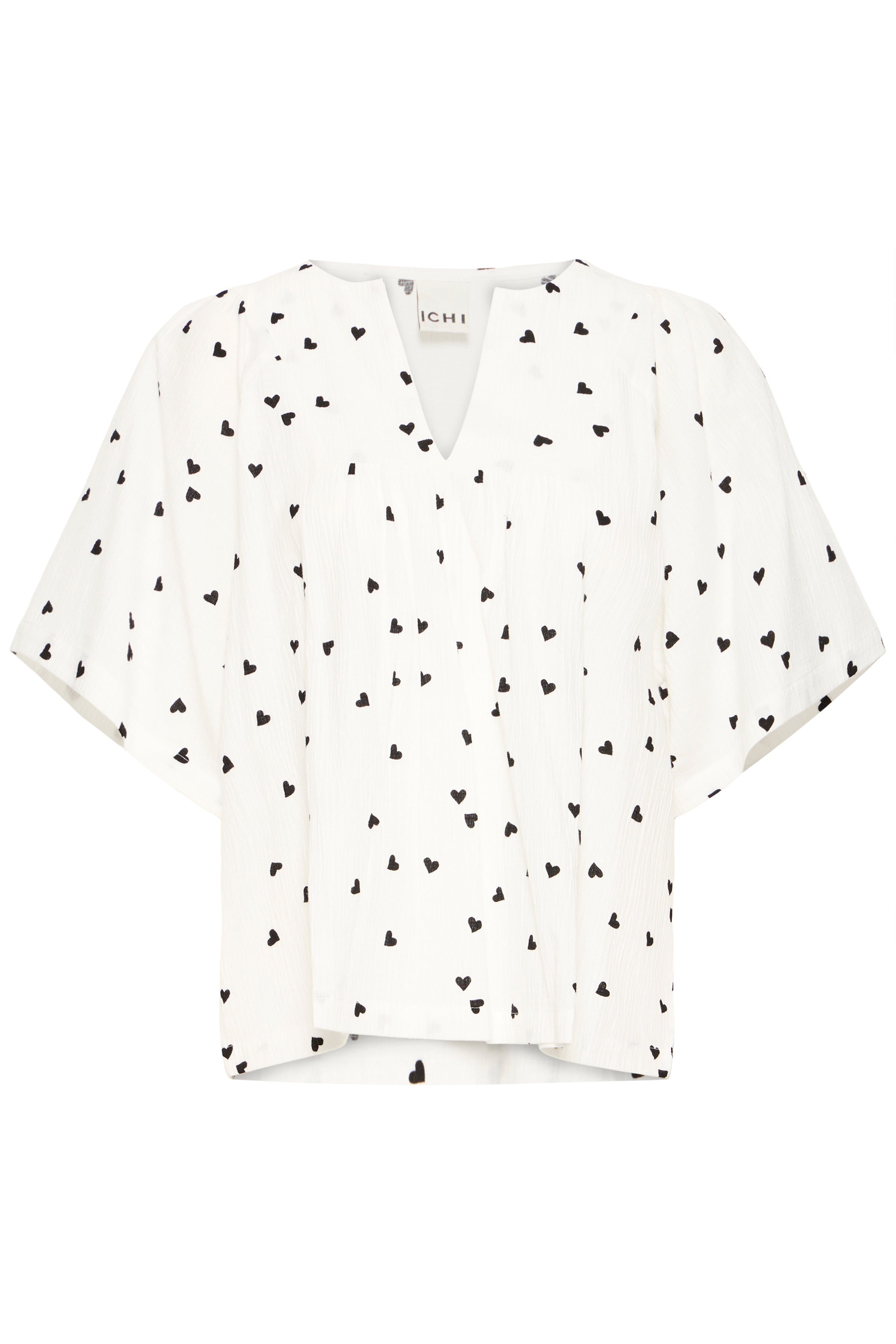 Ichi - IHLifana bluse med hjerter