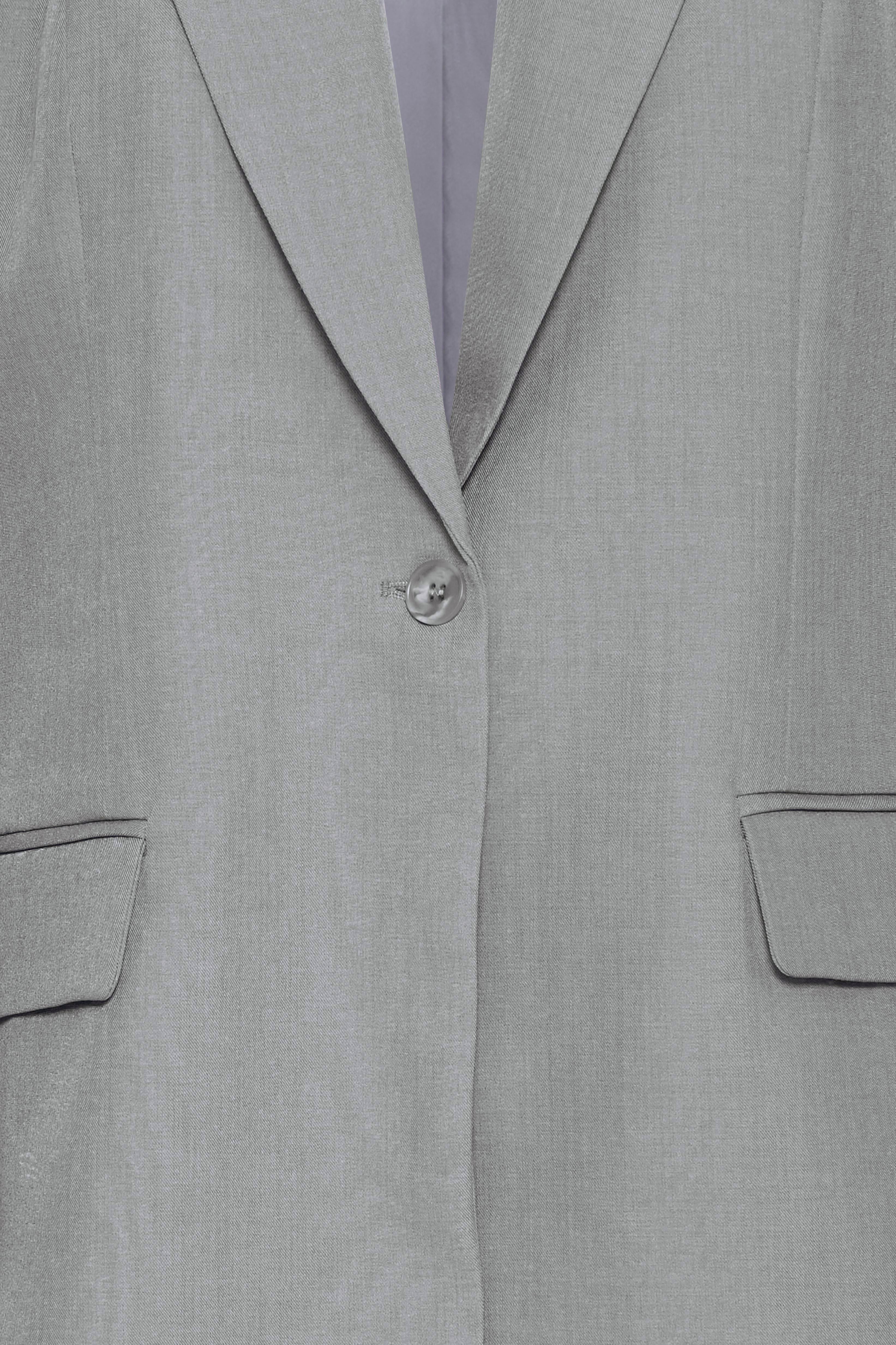 Ichi - IHFava long Blazer i grå