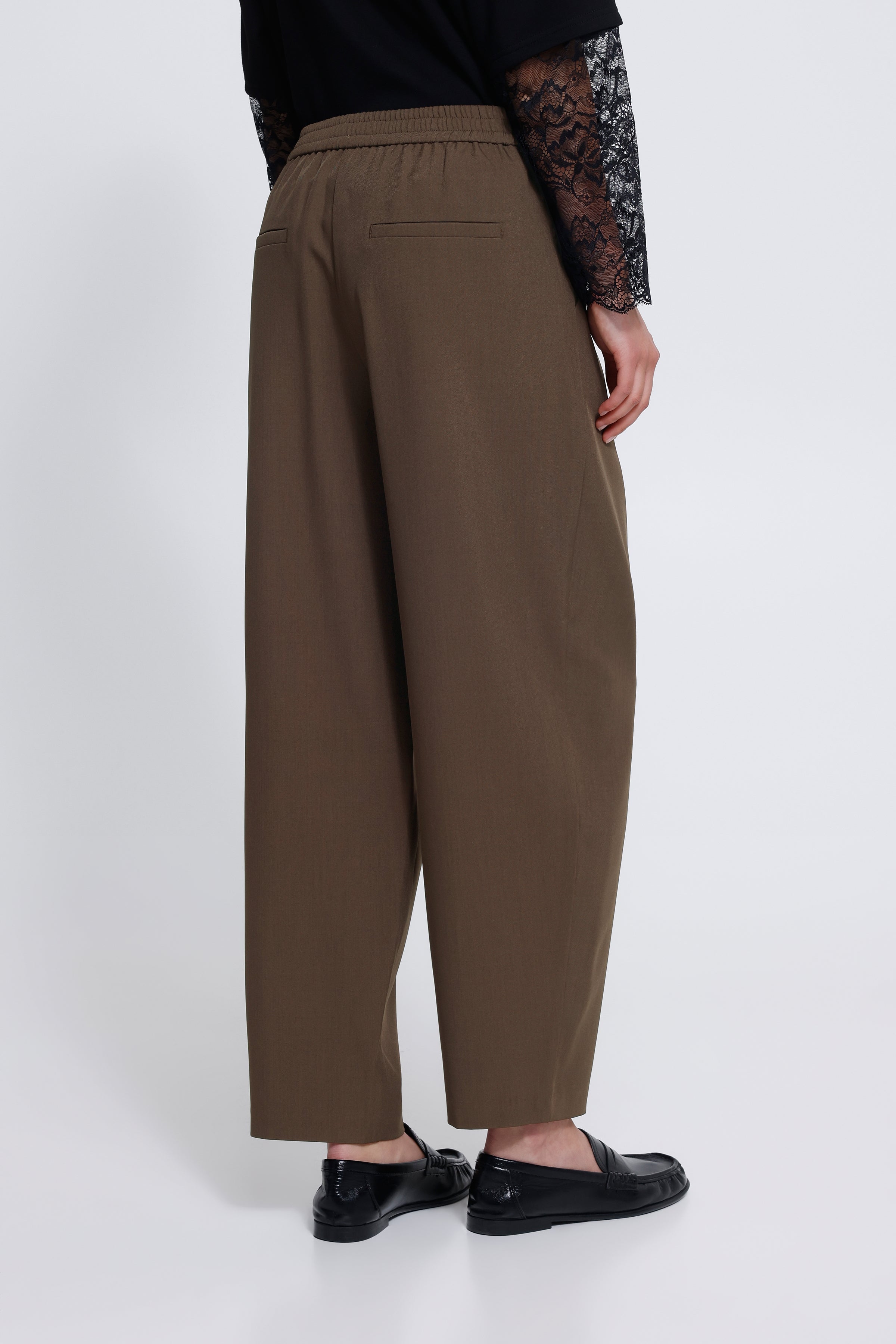 Ichi - IHFava Barrel Pant, brun