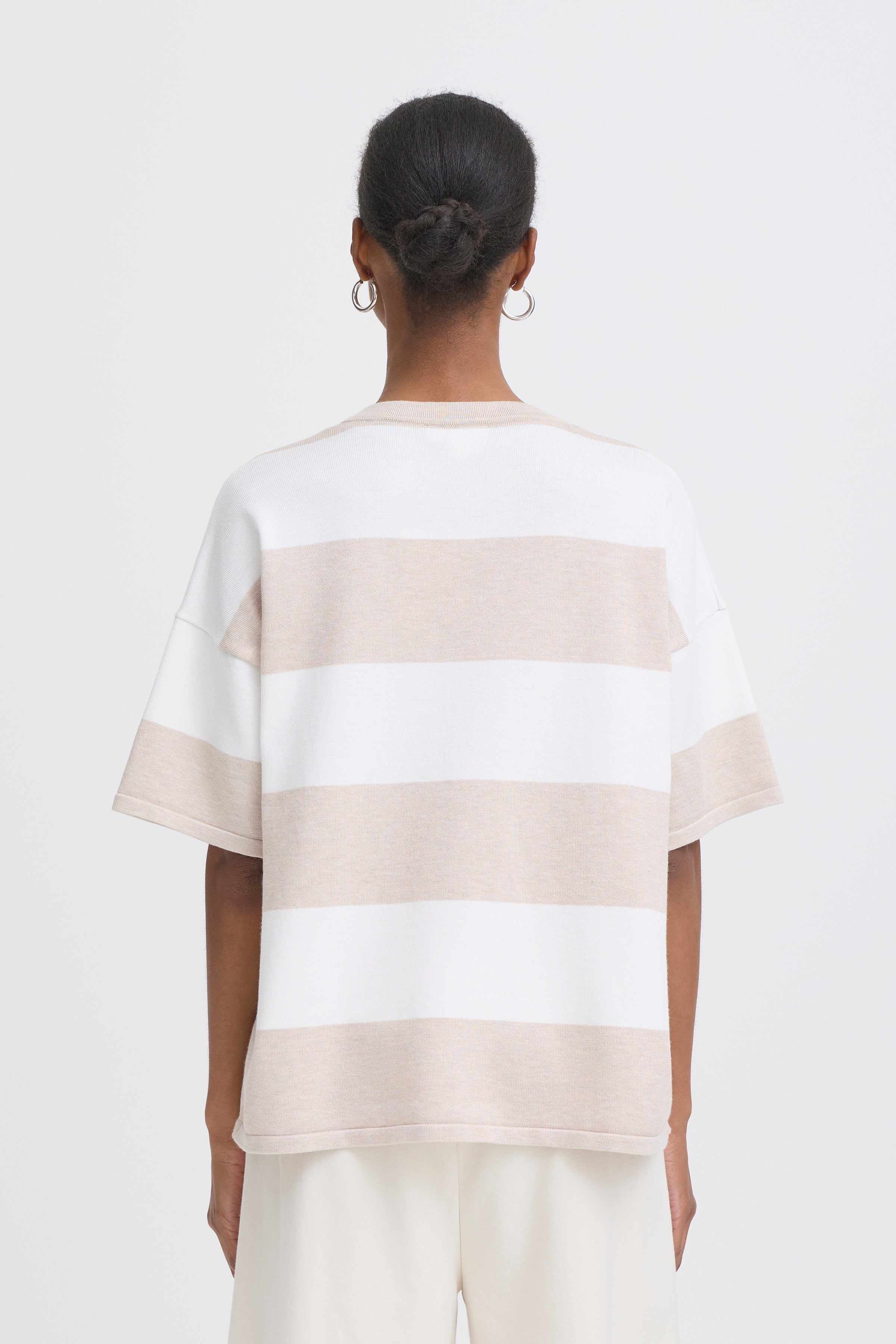 Ichi - IHLuls Loose SS i ecru/sand