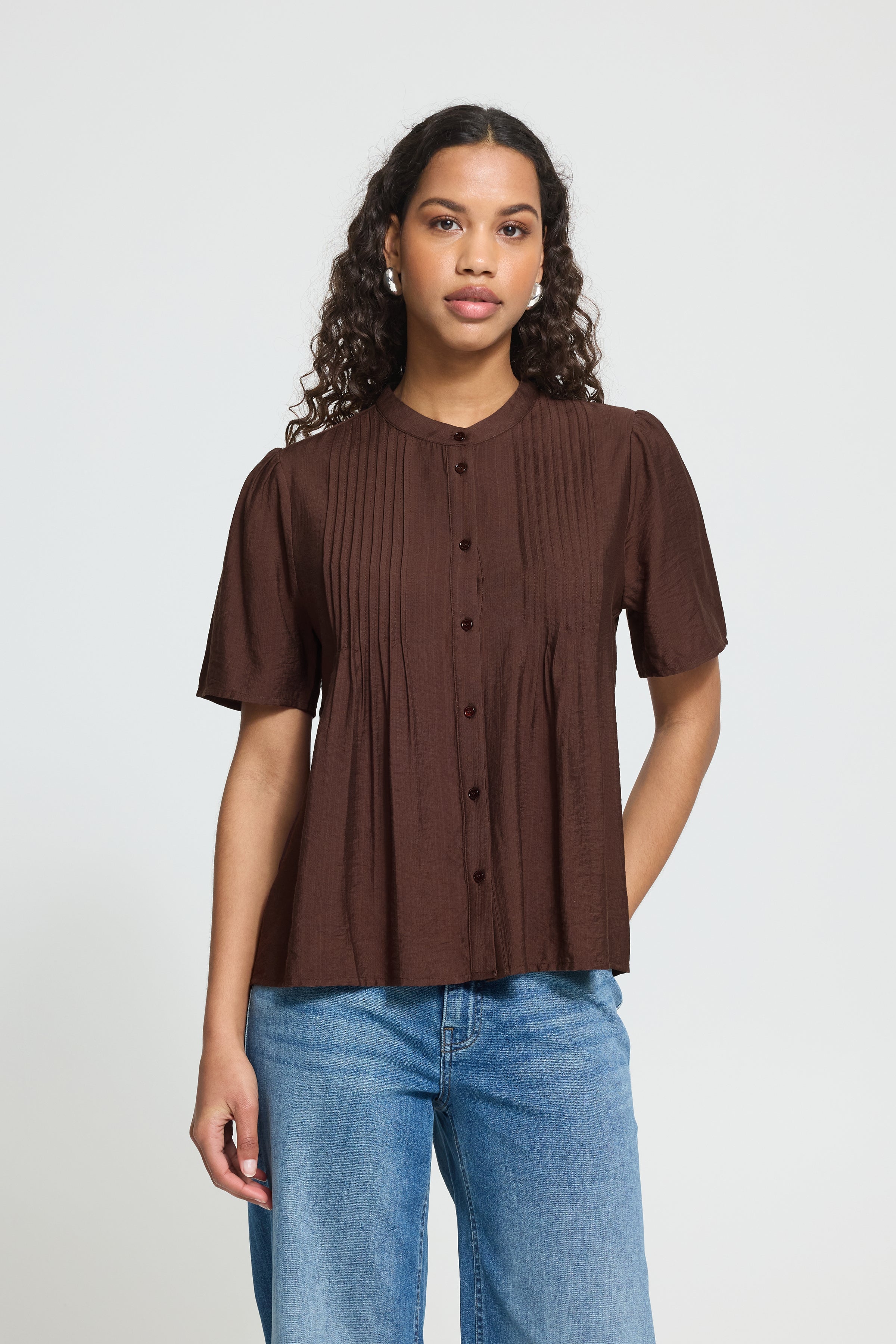 Ichi - IHWilma SH2 Skjorte i Brun