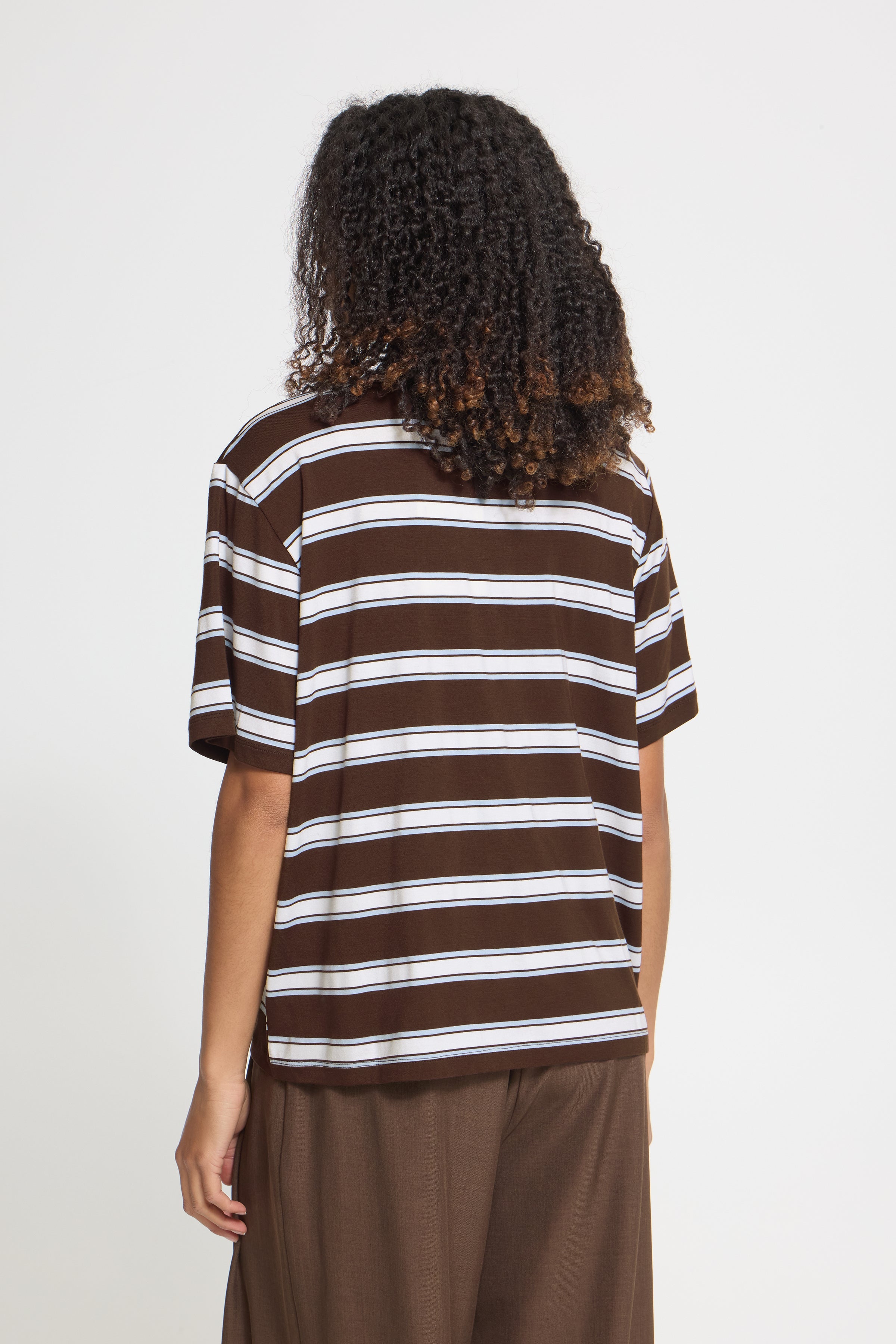 Ichi - IHRebetta SS T-shirt Brun