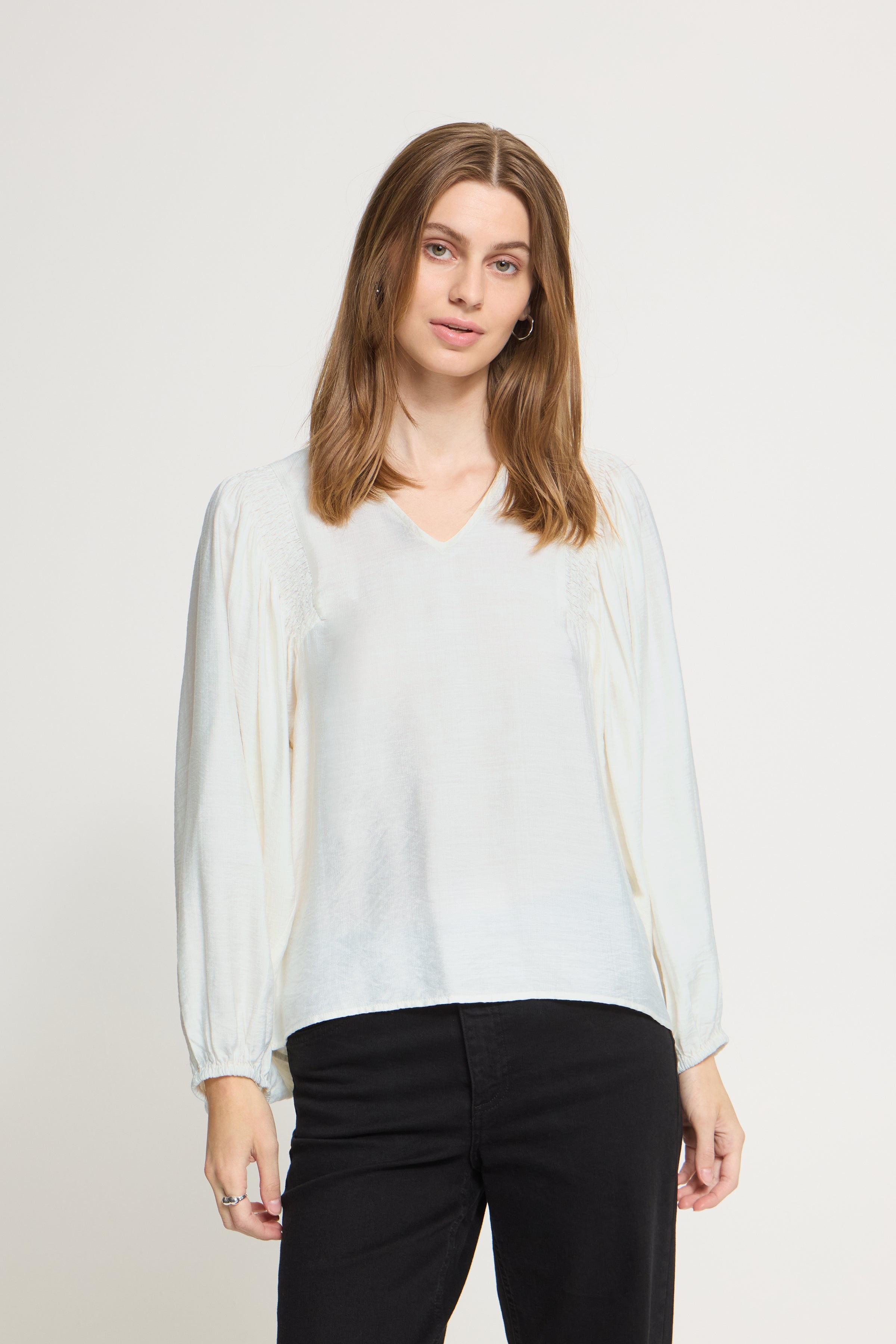 Ichi - IHImelda LS Bluse Birch