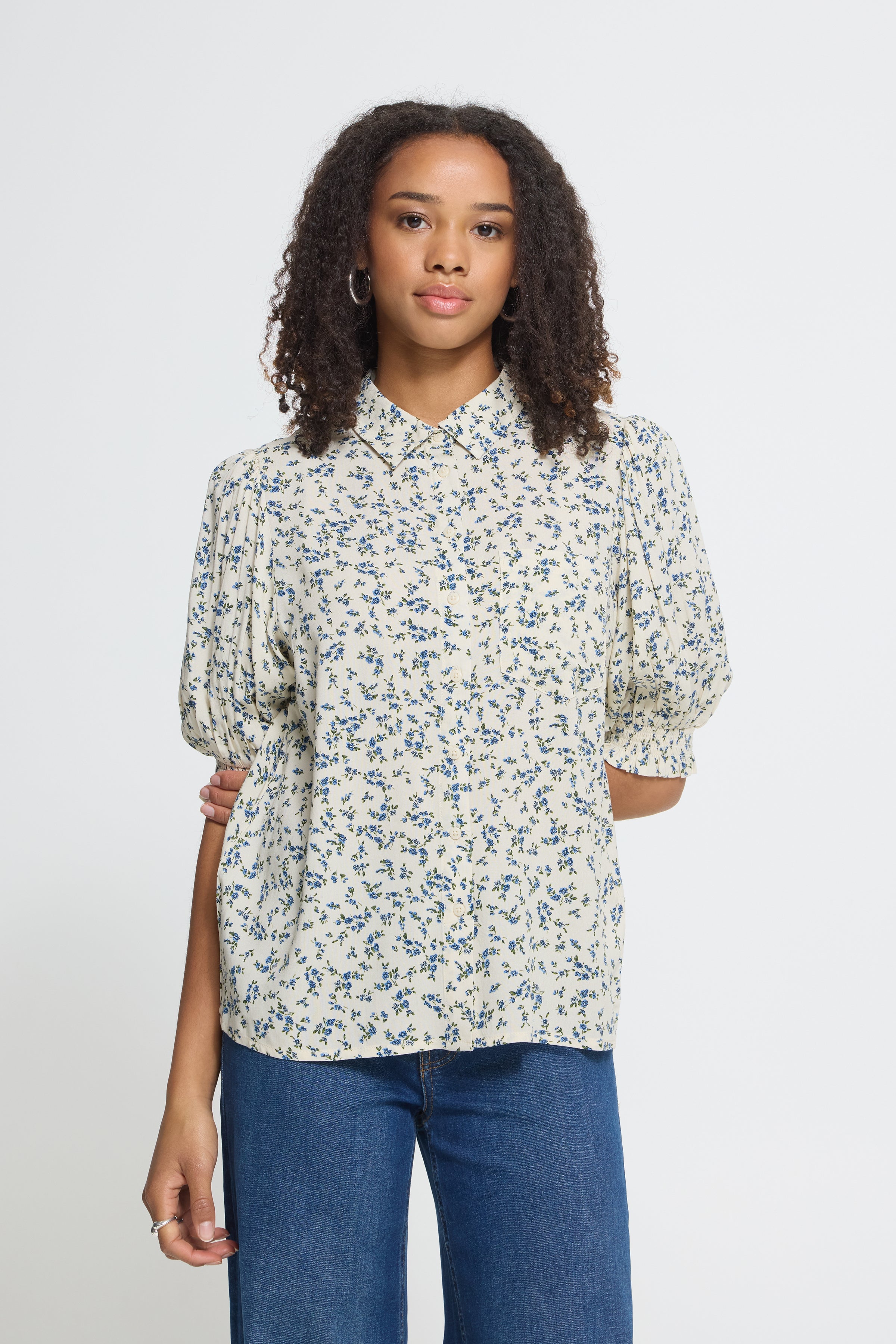 Ichi - Ihvera Skjorte Offwhite