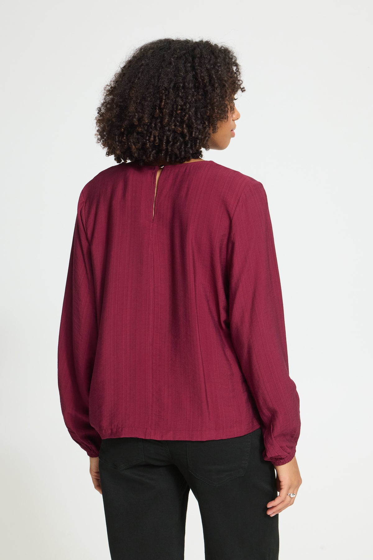 ICHI - IHImelda LS2 Blouse - Zinfandel