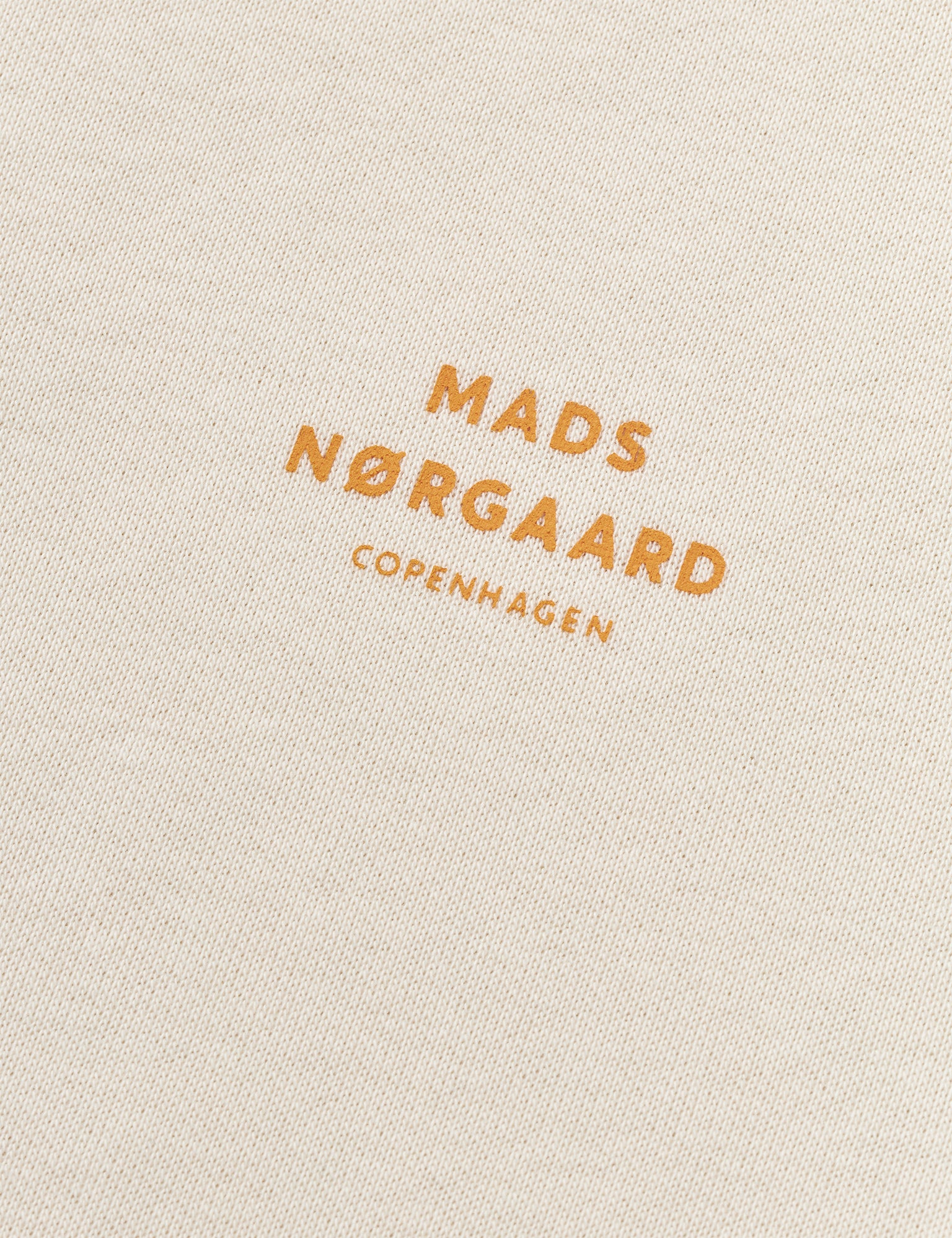 Mads Nørgaard - Standard Crew Logo Sweat FAV Off White