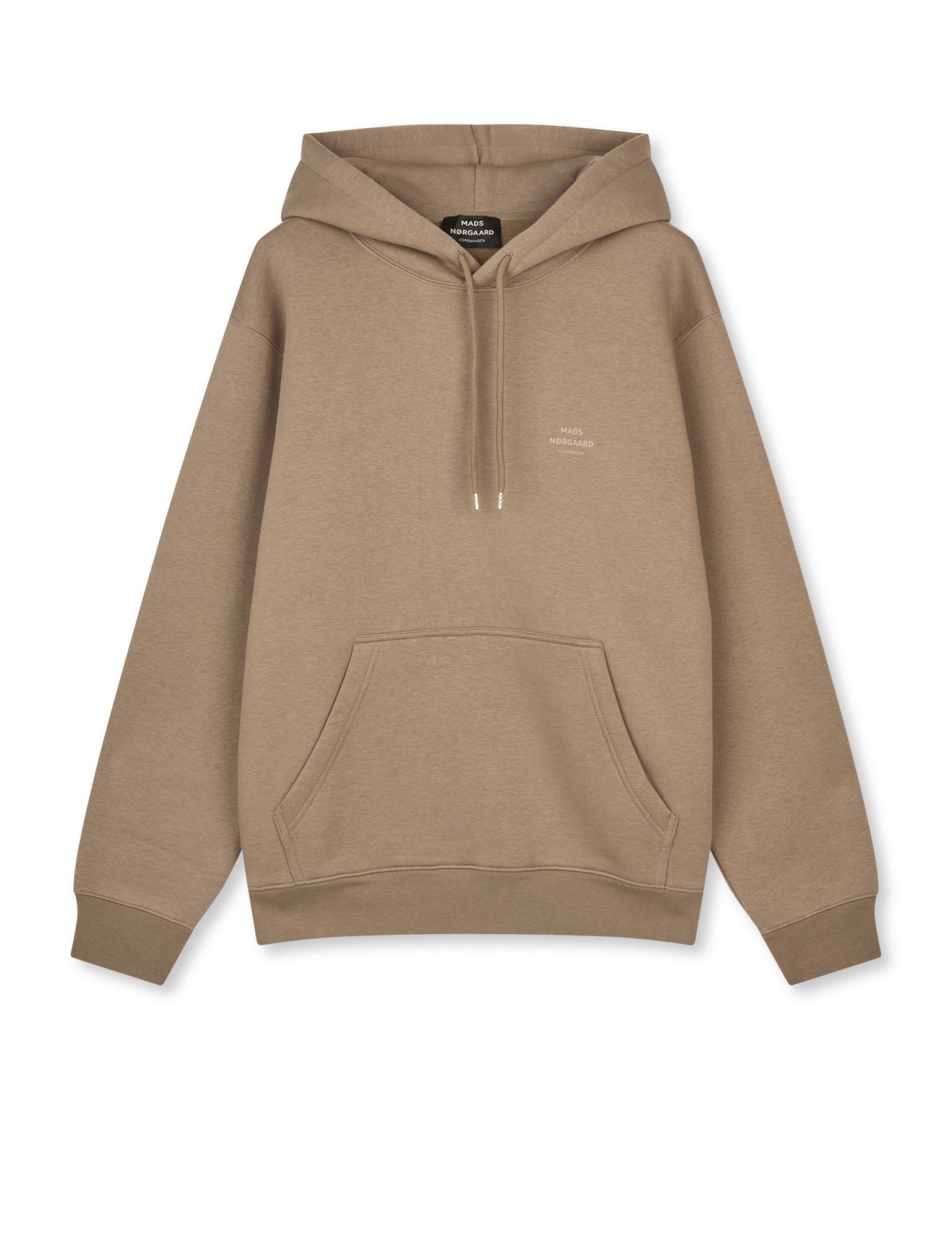 Mads Nørgaard - Standard Hoodie Logo Sweat FAV Walnut