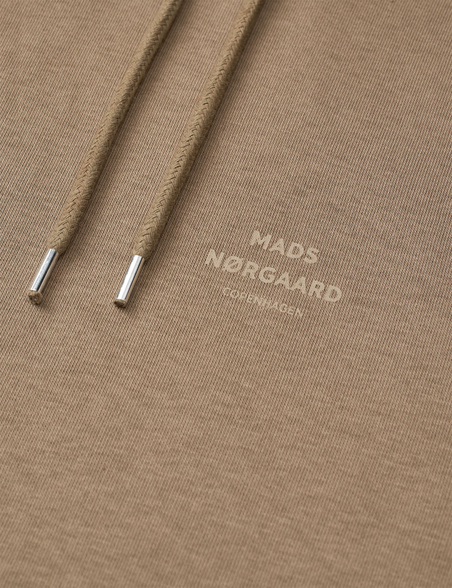 Mads Nørgaard - Standard Hoodie Logo Sweat FAV Walnut