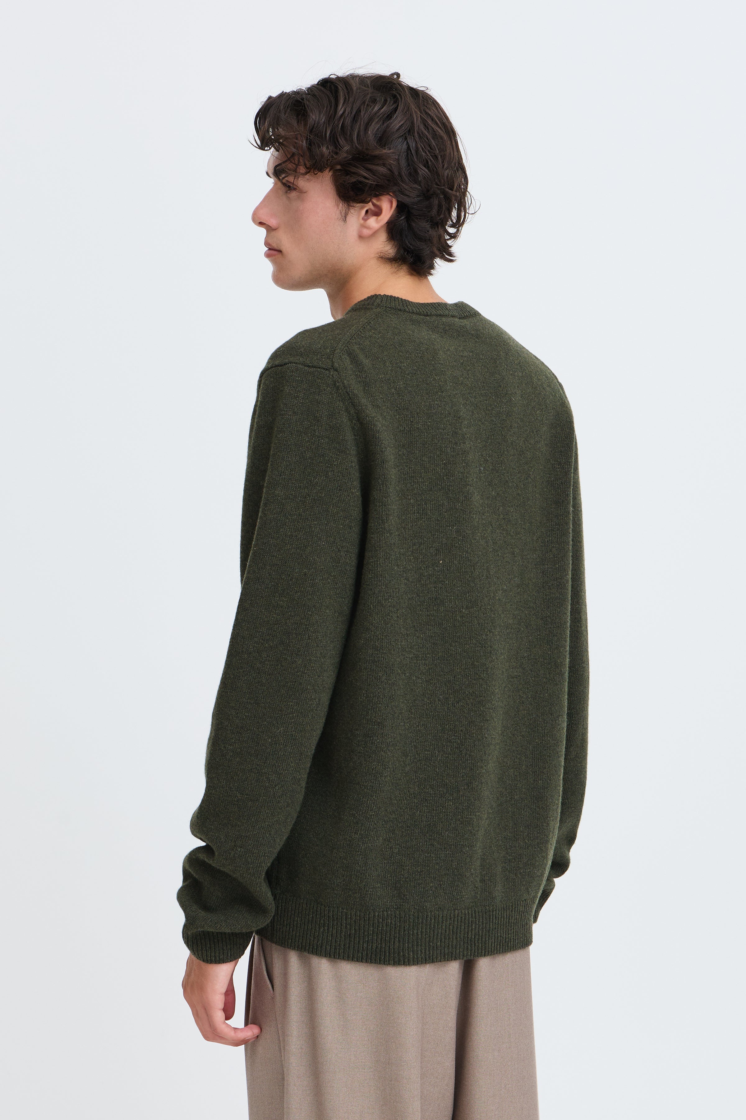 Casual Friday - CFKarl Lambswool Crew Neck Knit Elegance