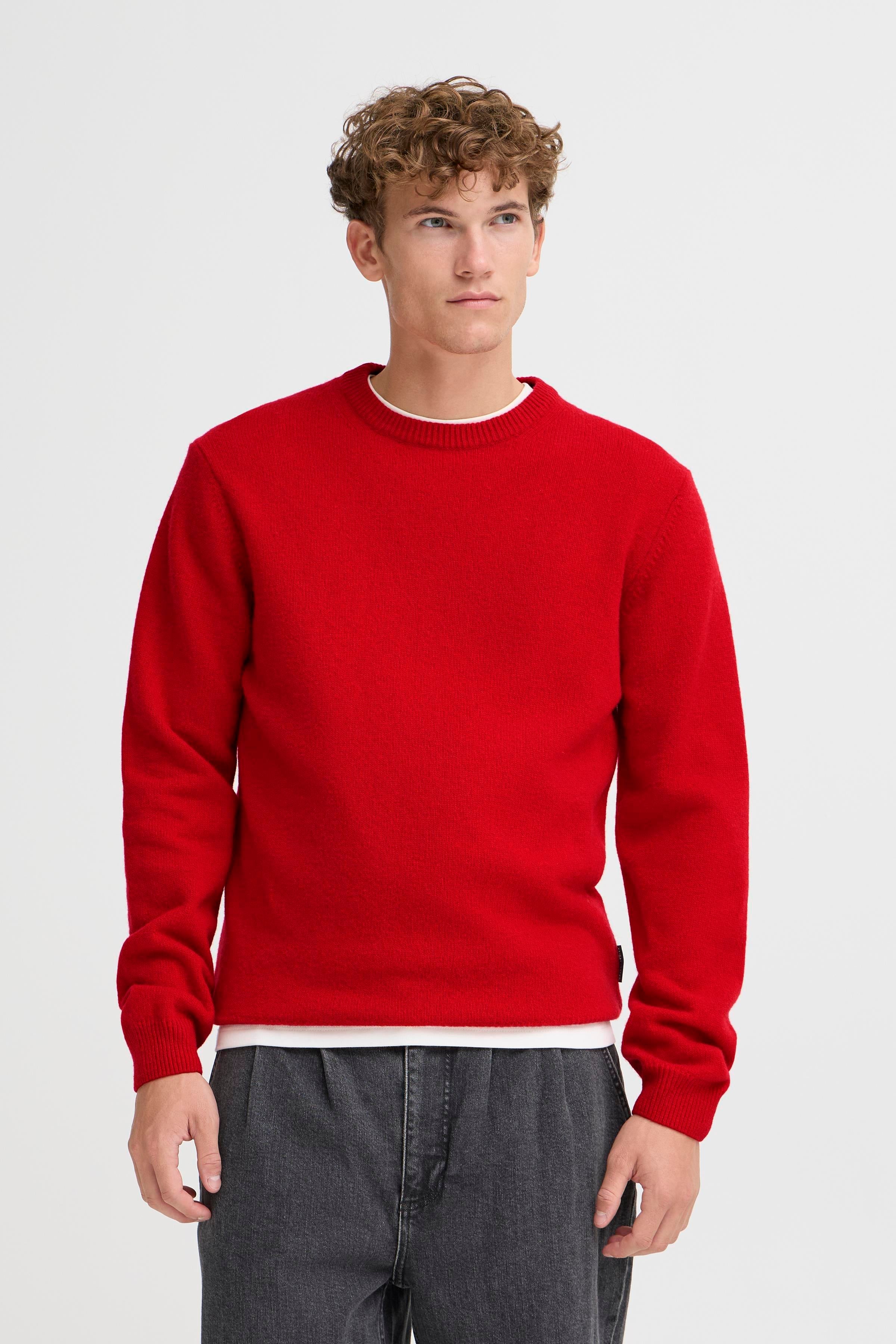 Casual Friday - CFKarl strik med uld i rød