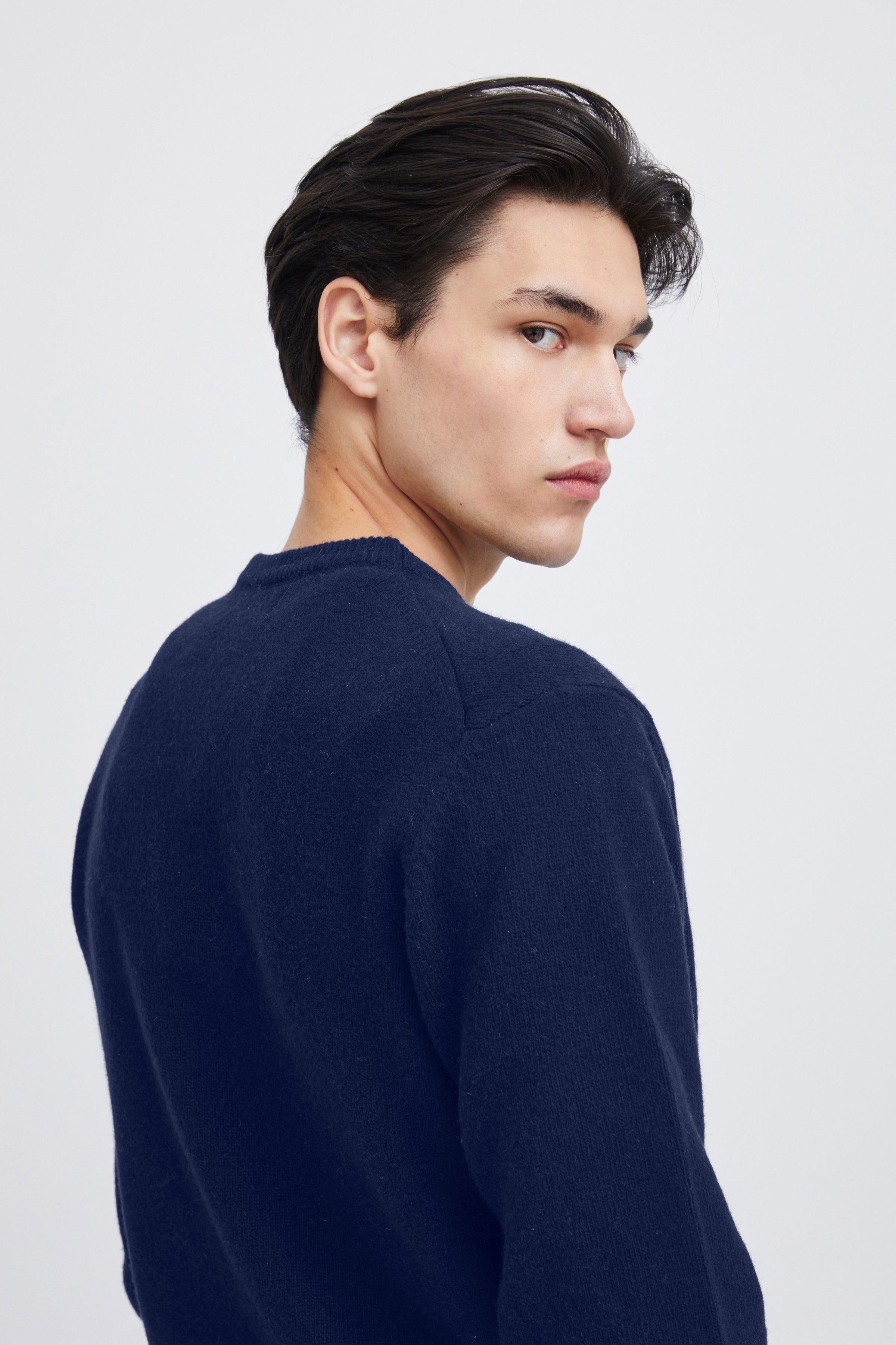 Casual Friday - CFKarl Uldstrik i Navy