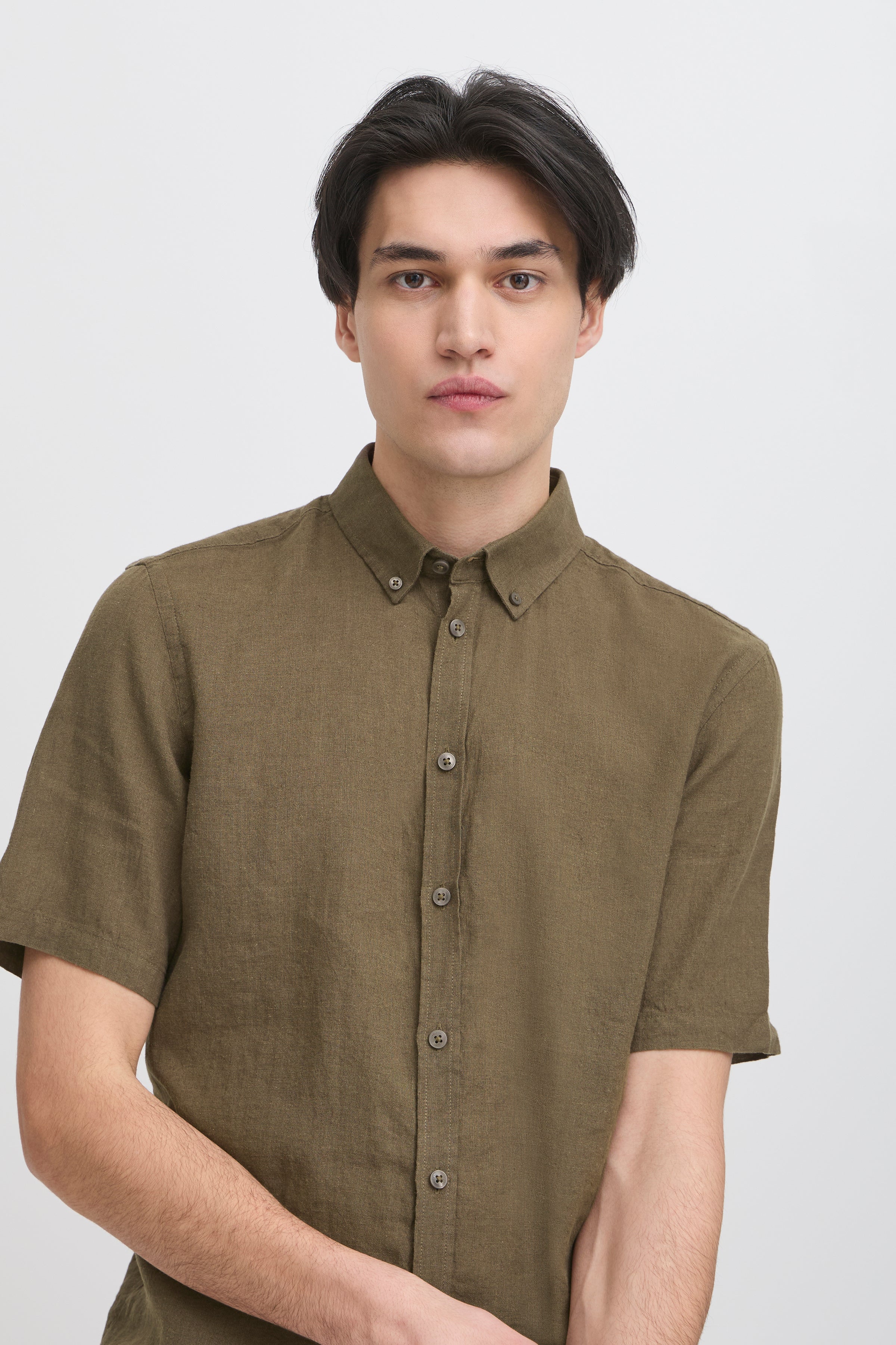 CFAnton SS Hør skjorte, Wren