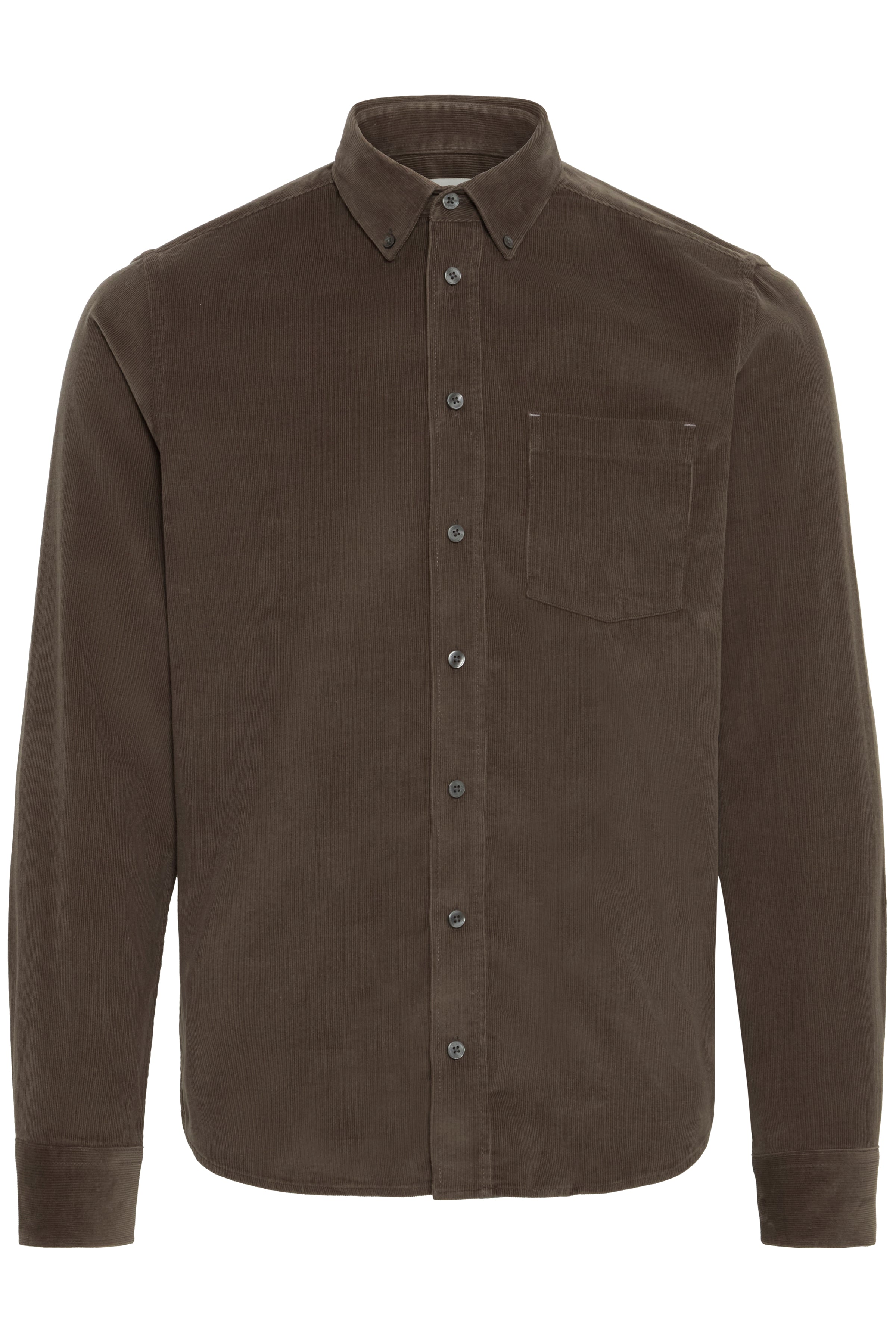 Casual Friday - CFAnton fløjlskjorte, dark olive