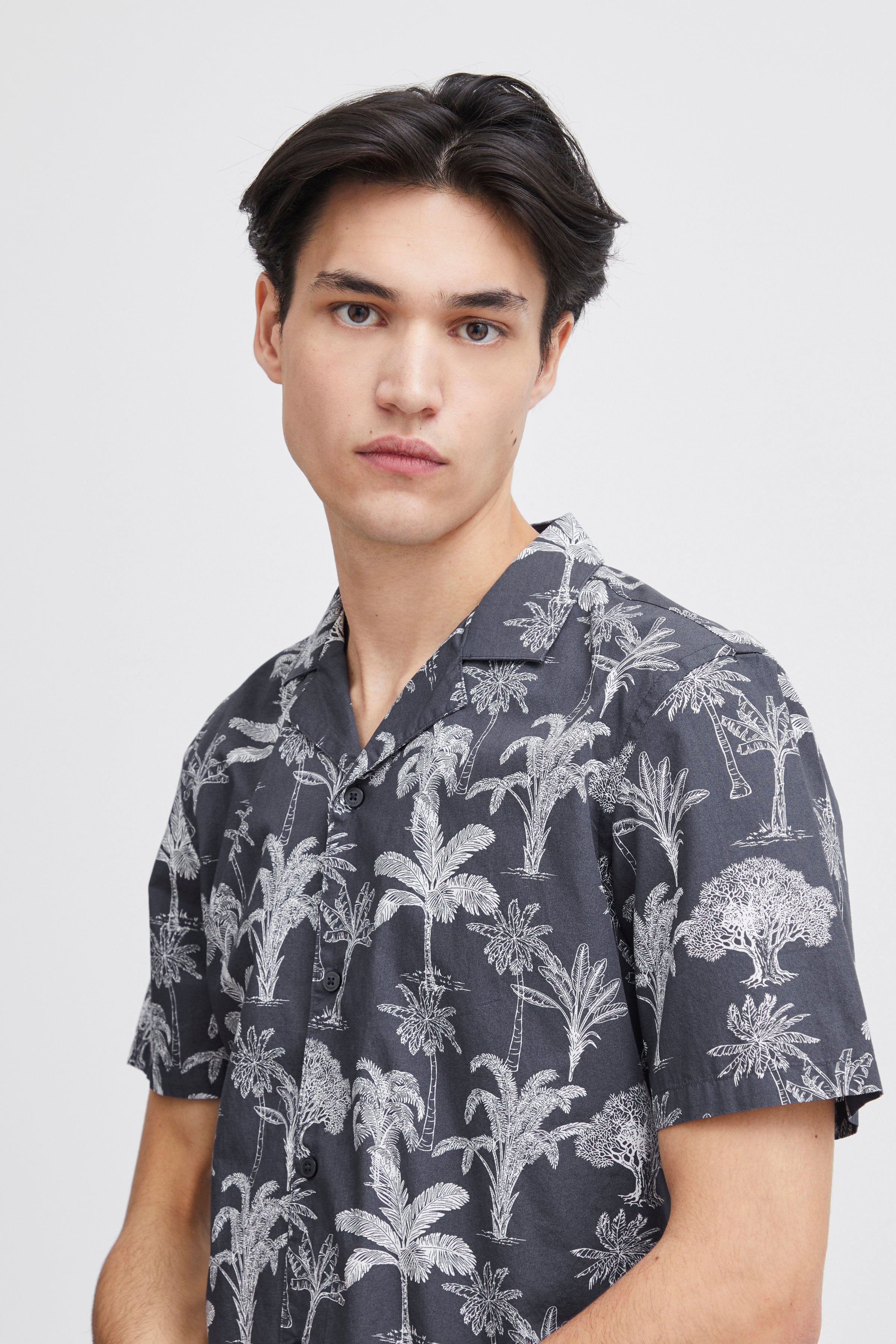 Casual Friday CF Anton Palm Skjorte – Kortærmet Print