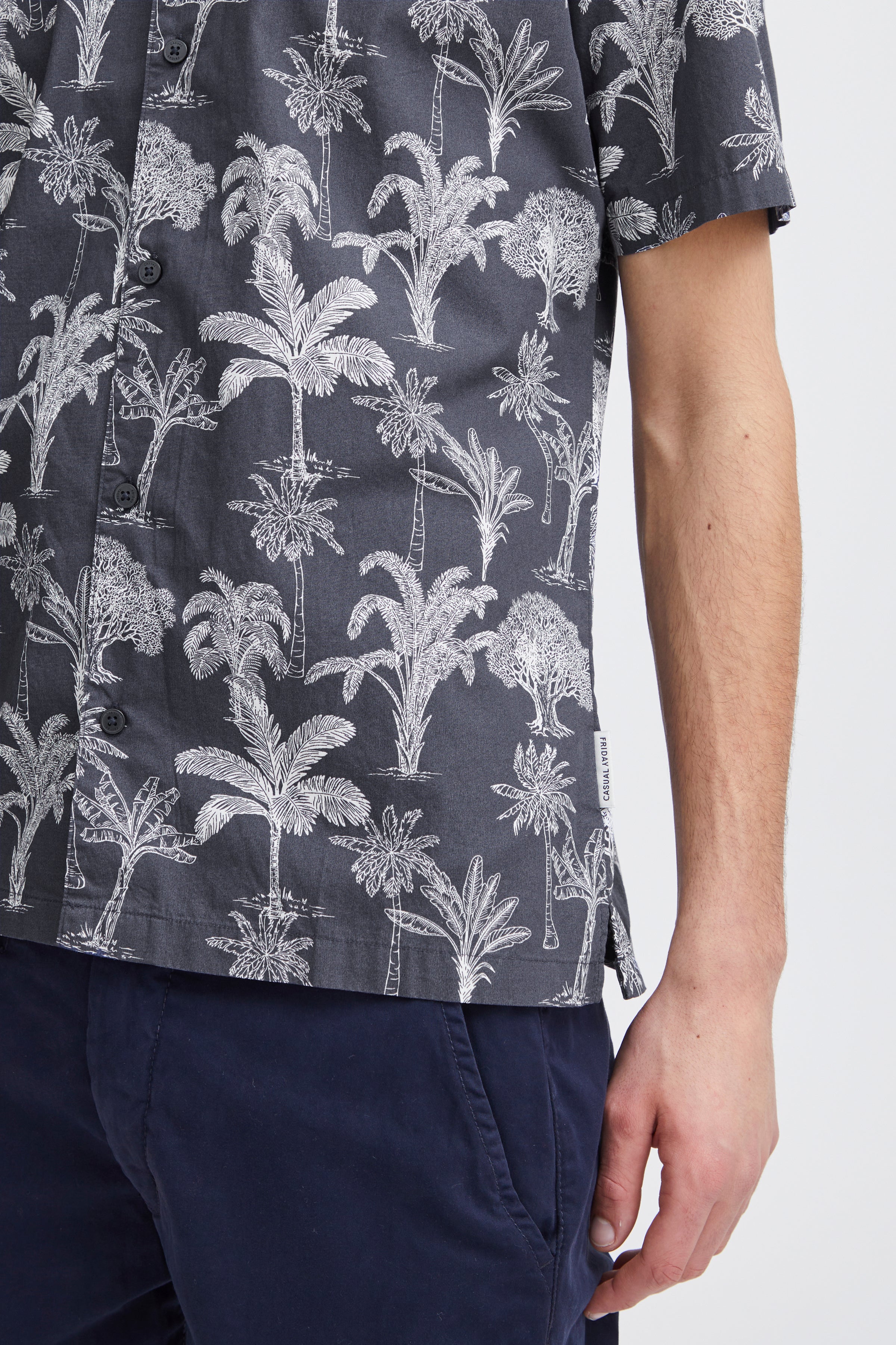 Casual Friday CF Anton Palm Skjorte – Kortærmet Print