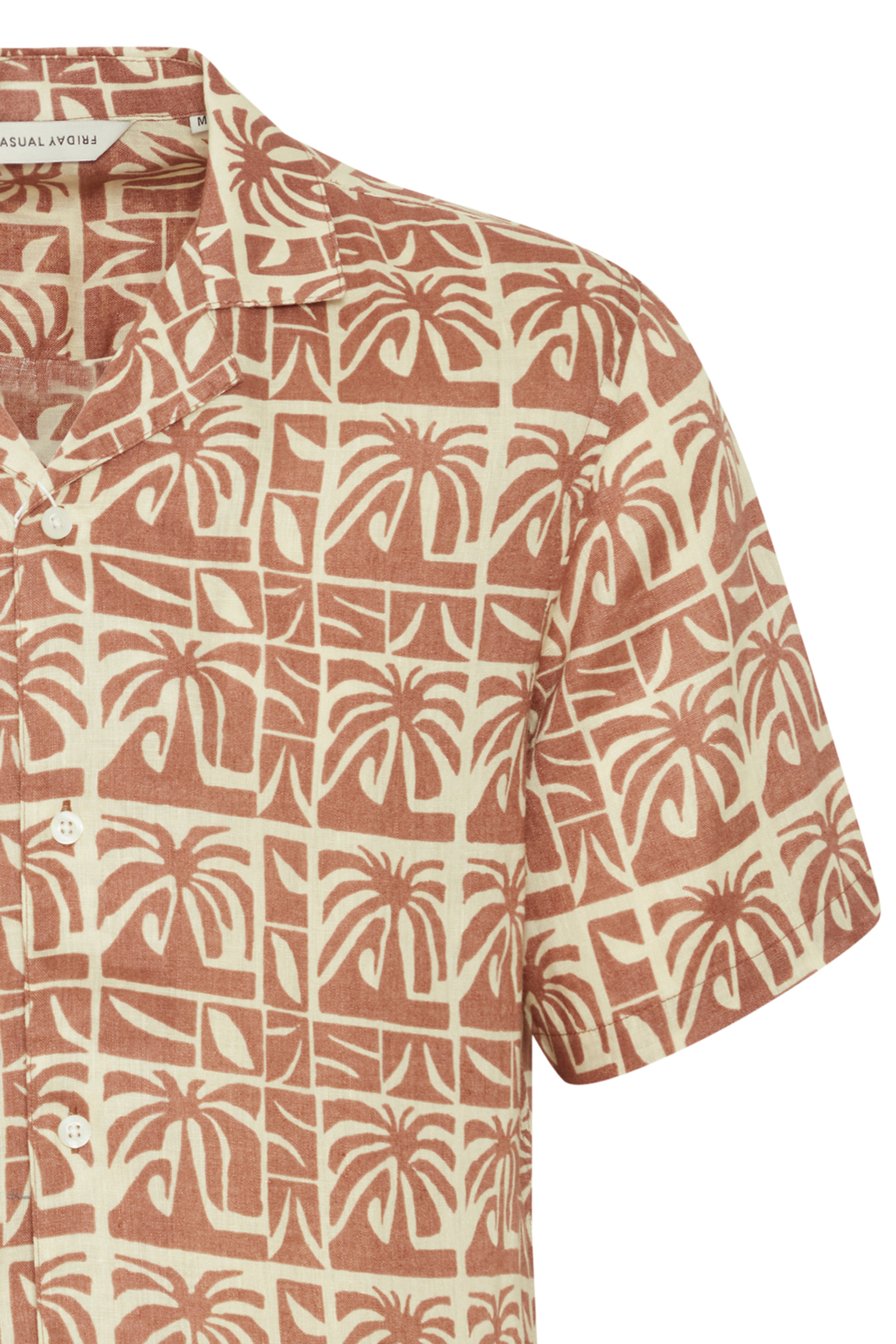 Casual Friday CFAnton Hørskjorte – Palme print