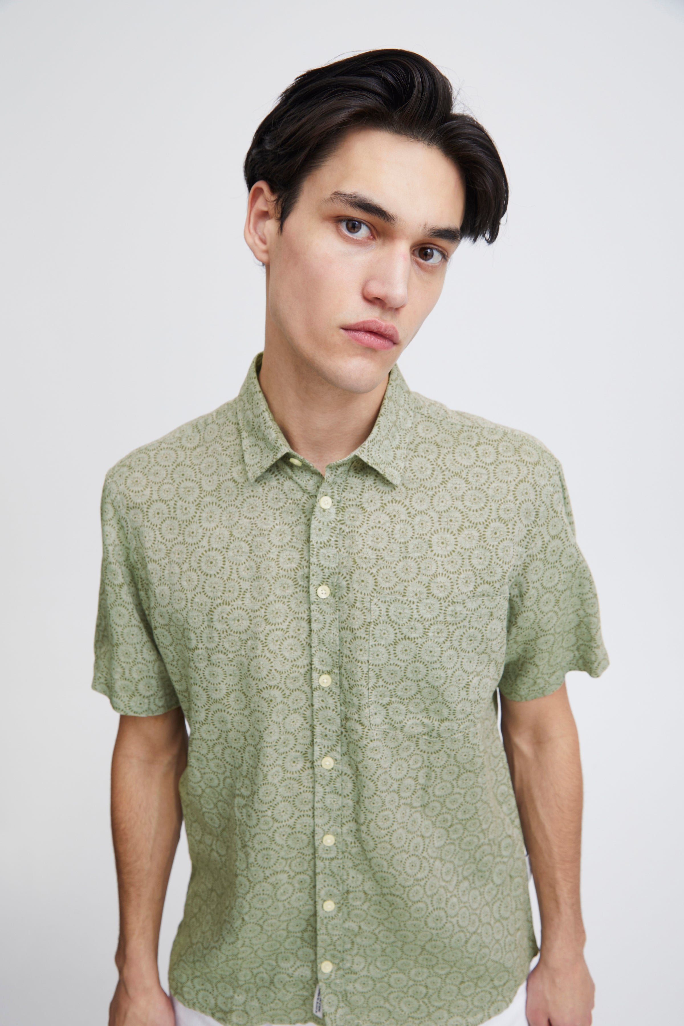 Casual Friday CFAlvin Oxford Skjorte – Kortærmet Blomstret