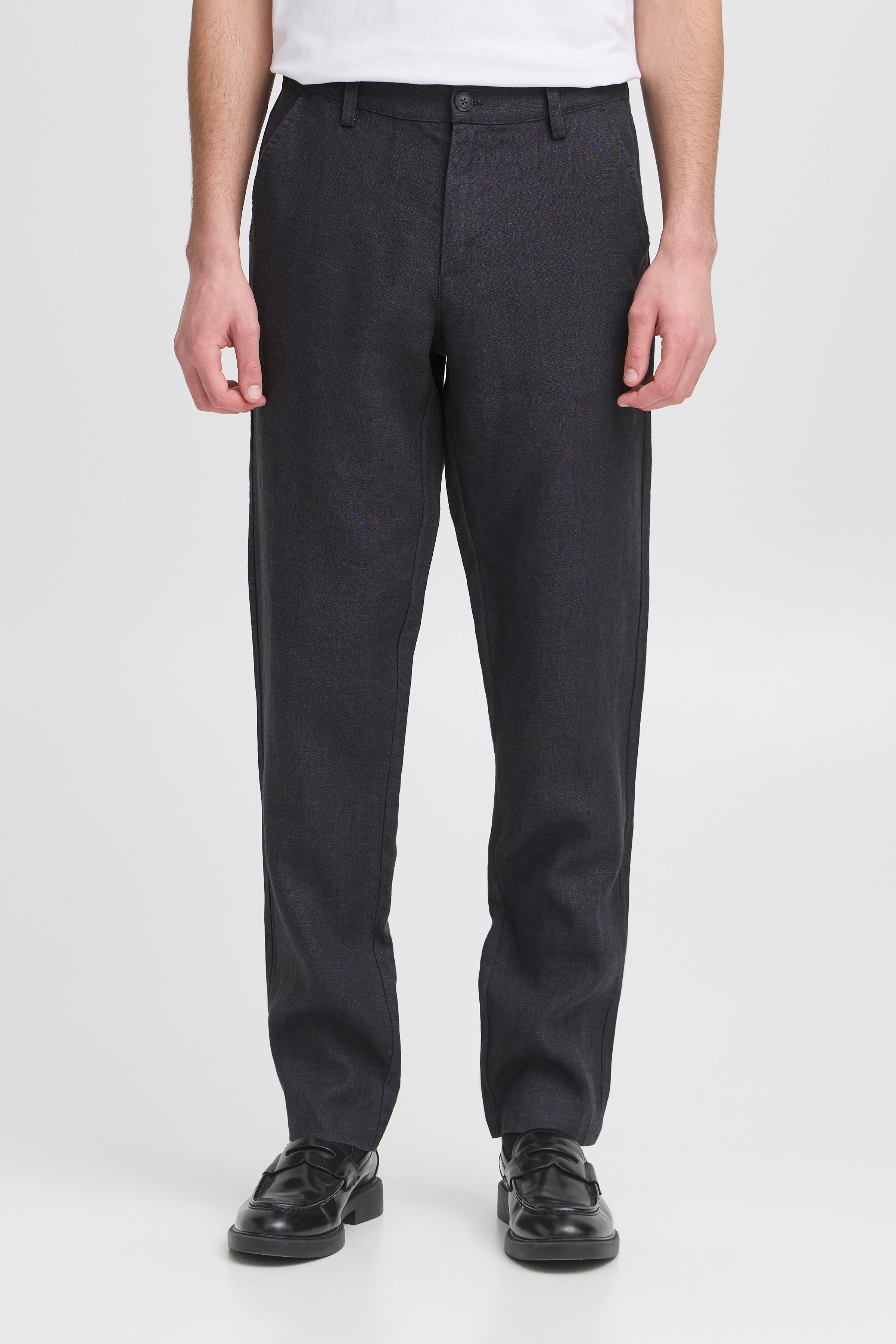 Casual Friday - CFPandrup hør bukser Dark Navy