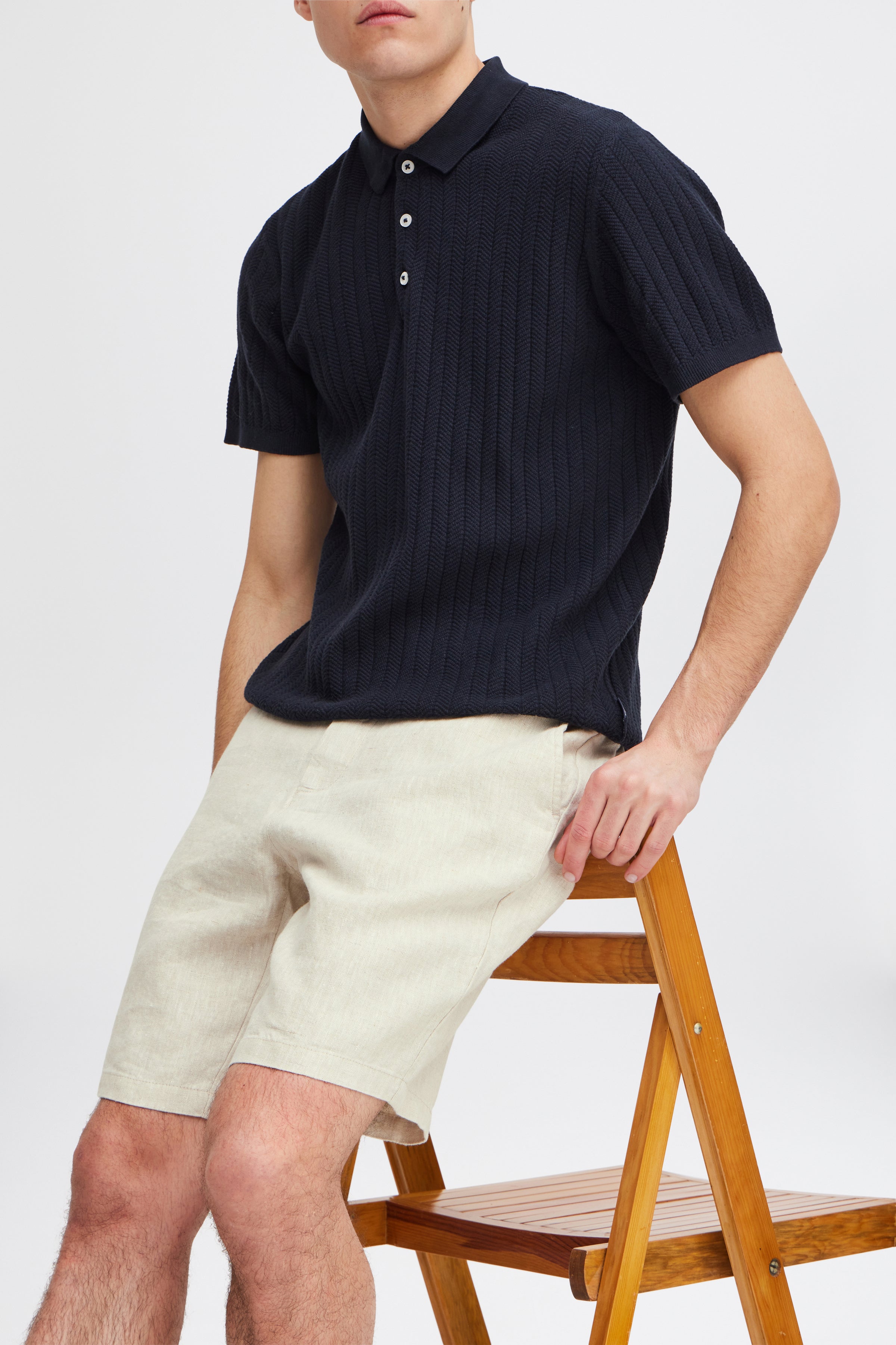 Casual Friday CFPandrup Linen Shorts – Sand