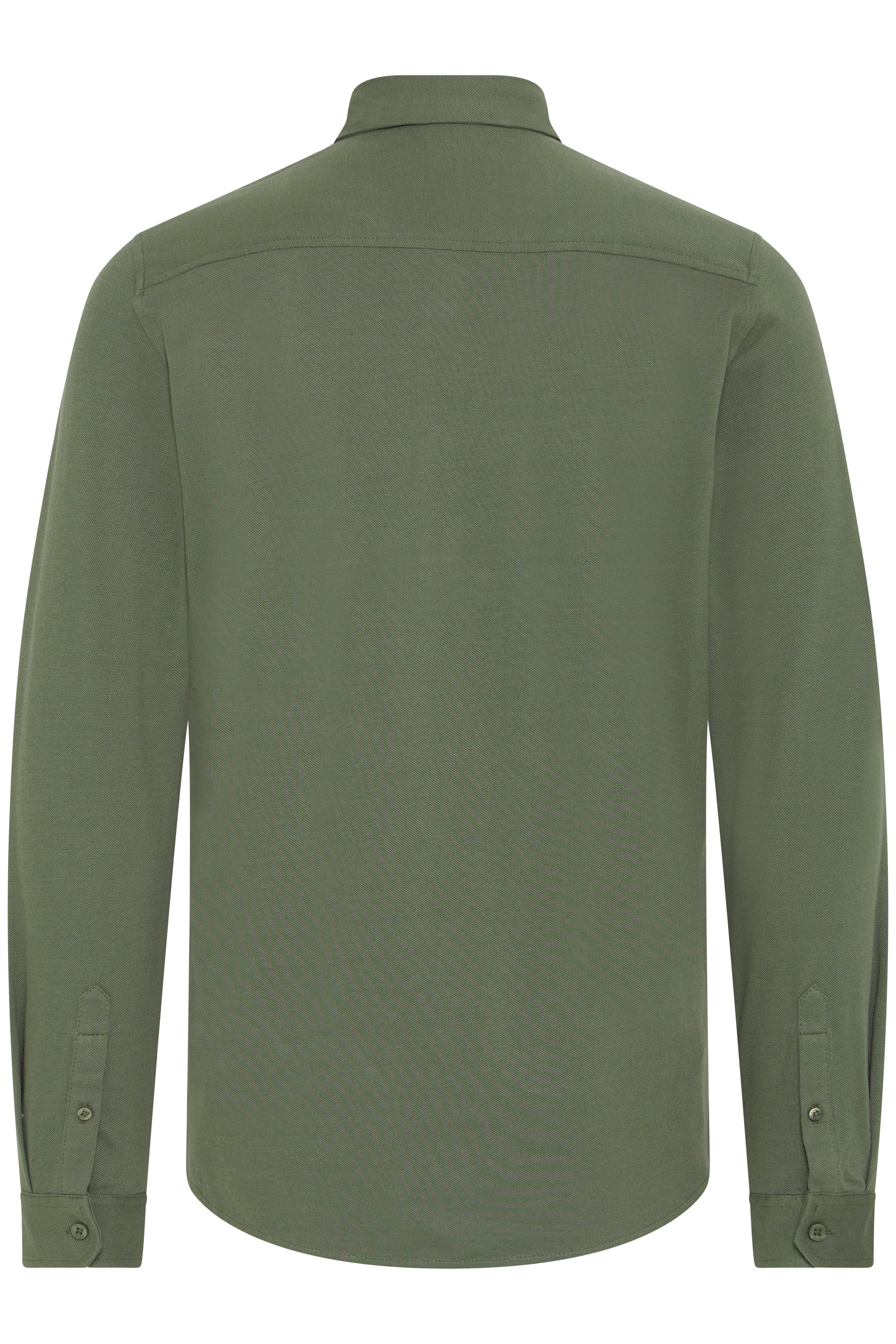 Casual Friday - CFArthur LS Skjorte i Beetle Grøn