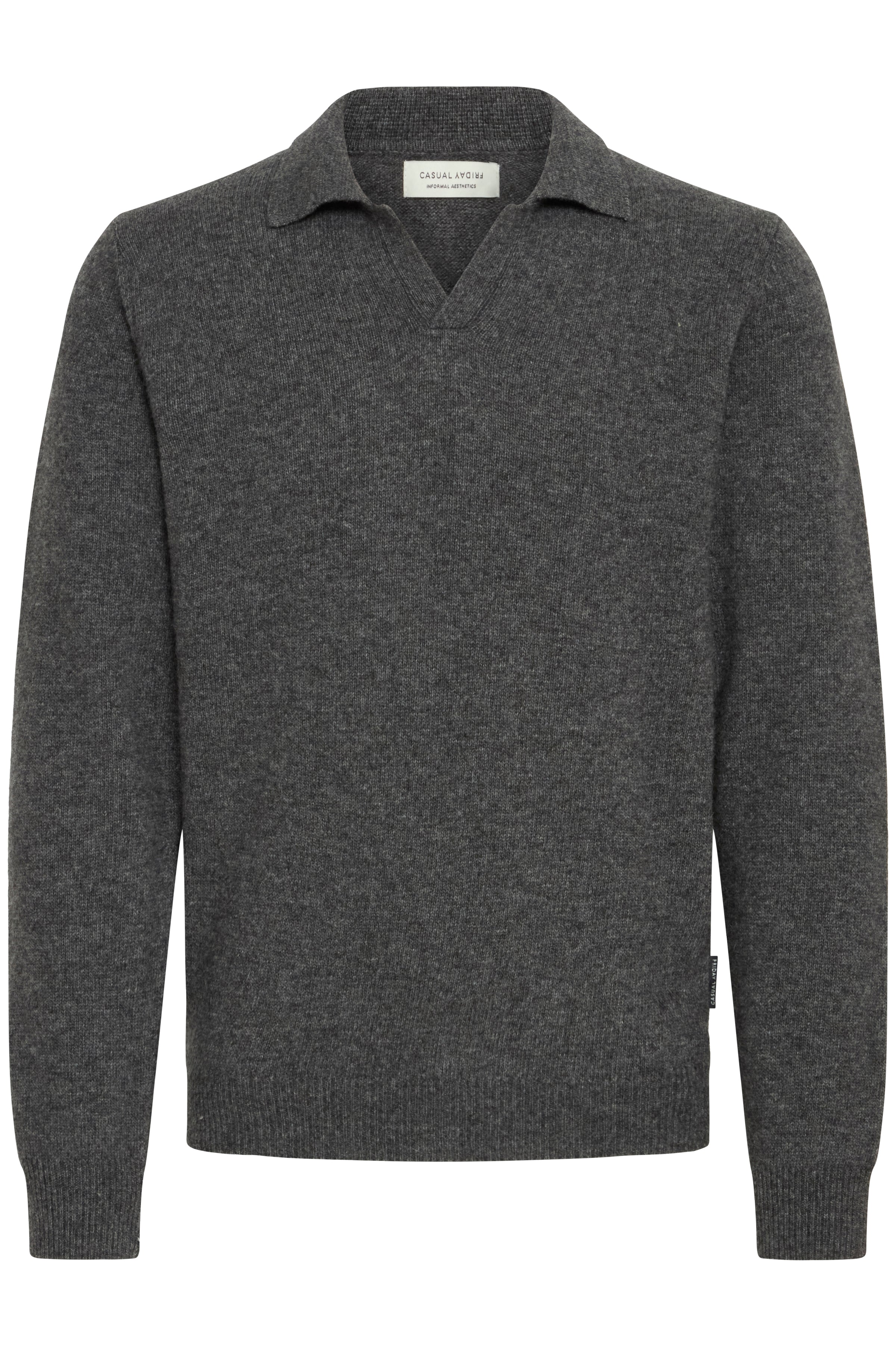Casual Friday - CFKarl polo strik i grå