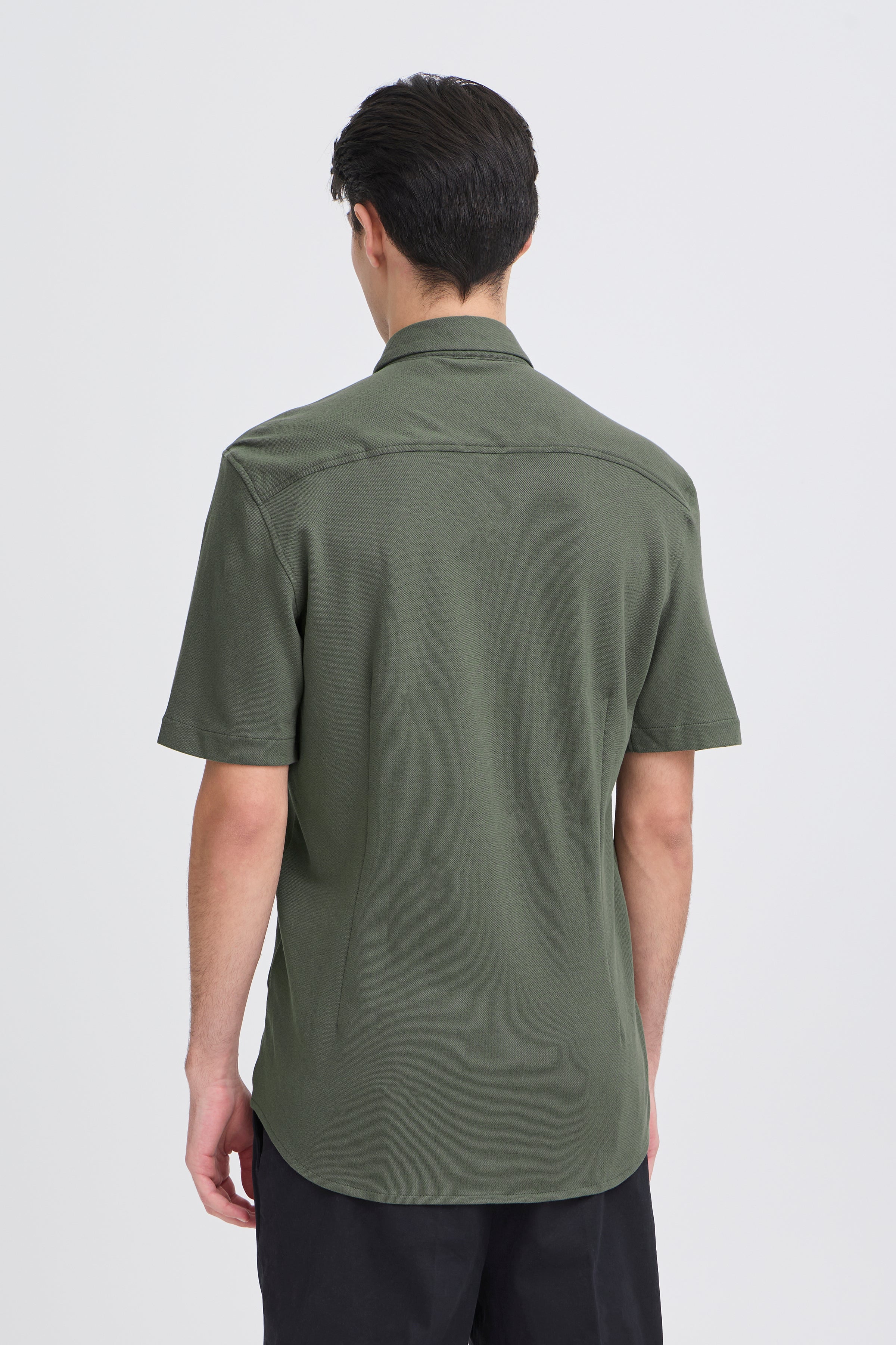 Casual Friday - CFFolke Pique Skjorte Beetle