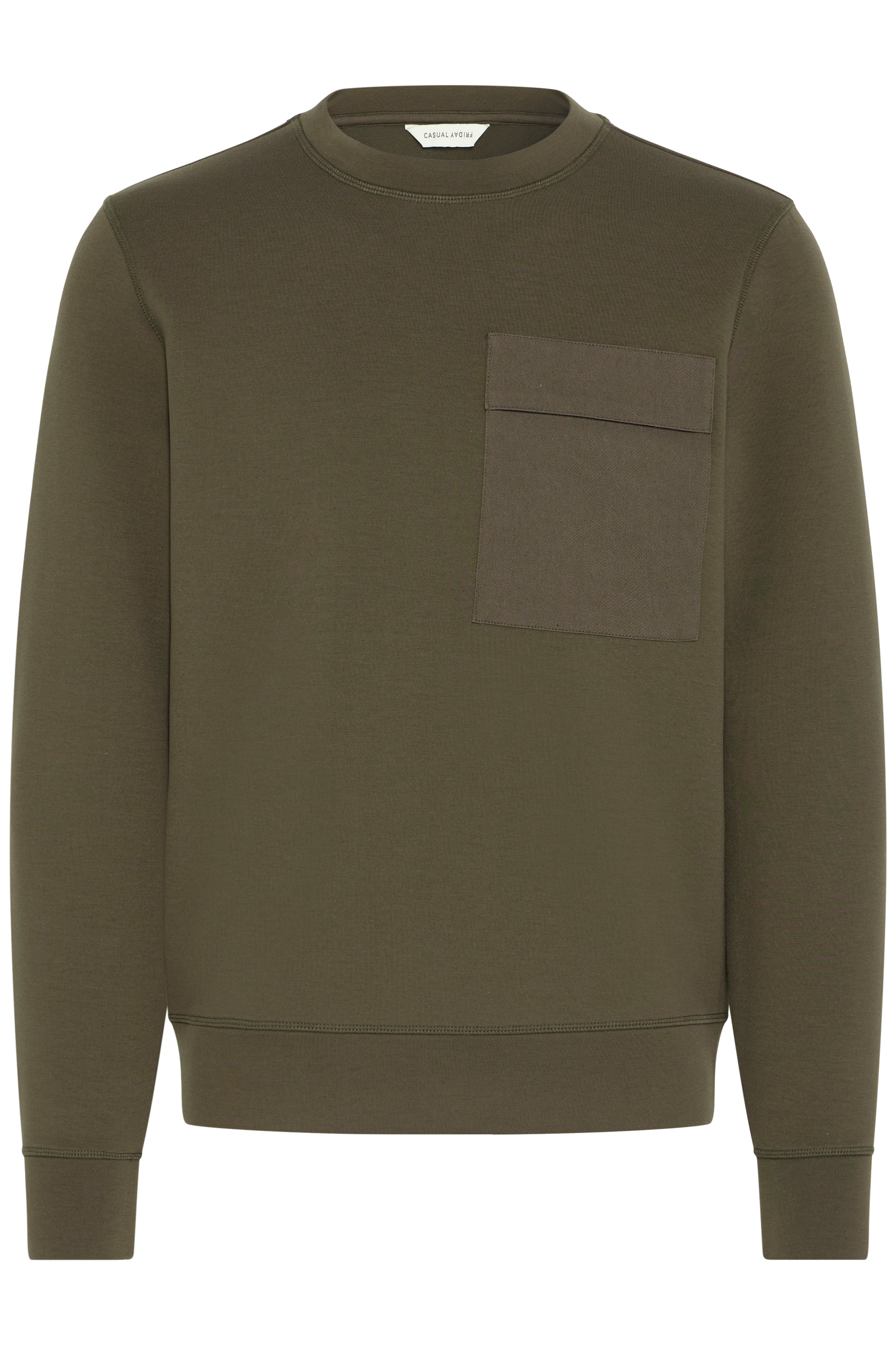 Casual friday - CFVidar Sweatshirt i army