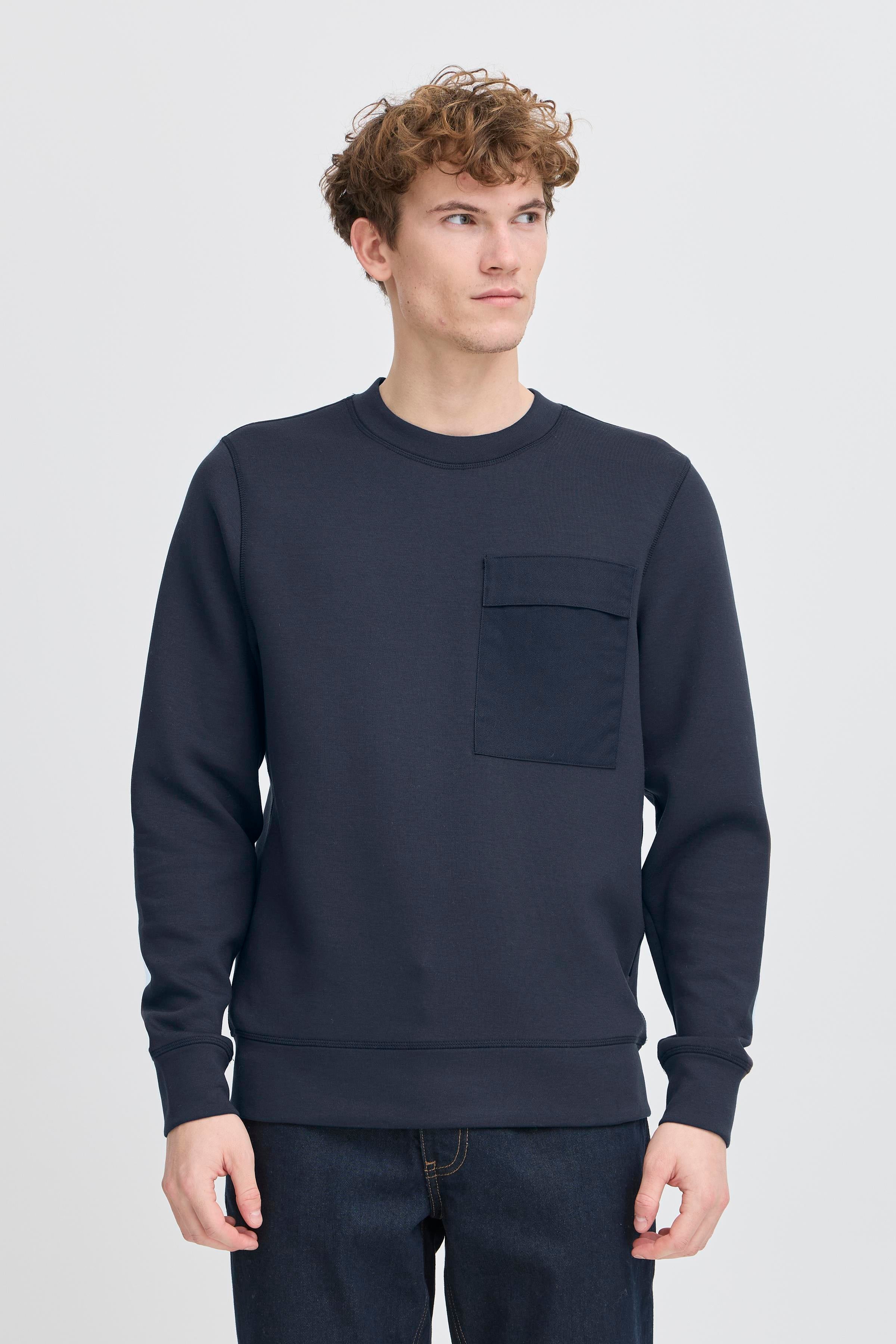 Casual friday - CFVidar Sweatshirt i navy