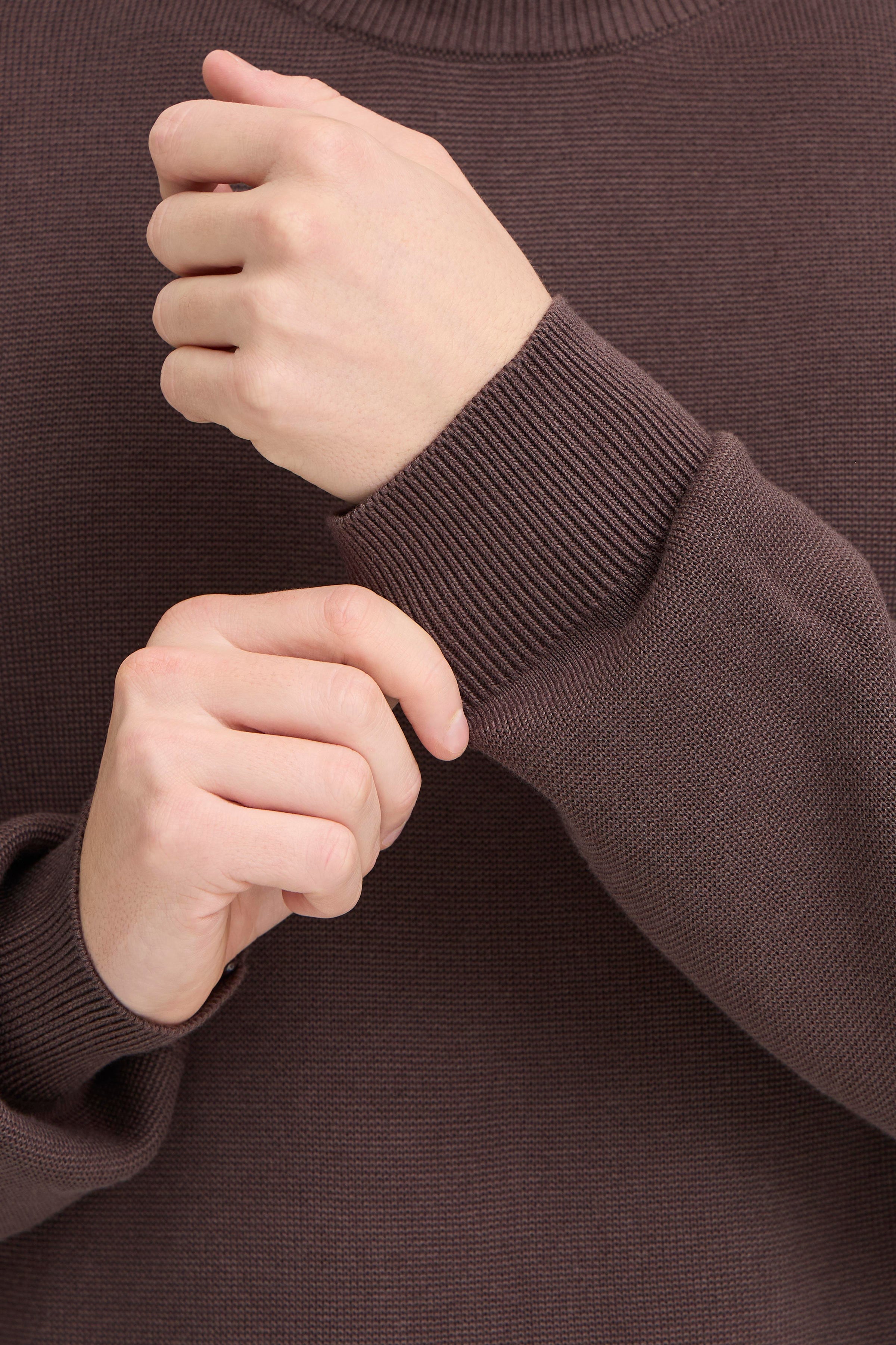 Casual Friday - CFTheo Milano strik i brun