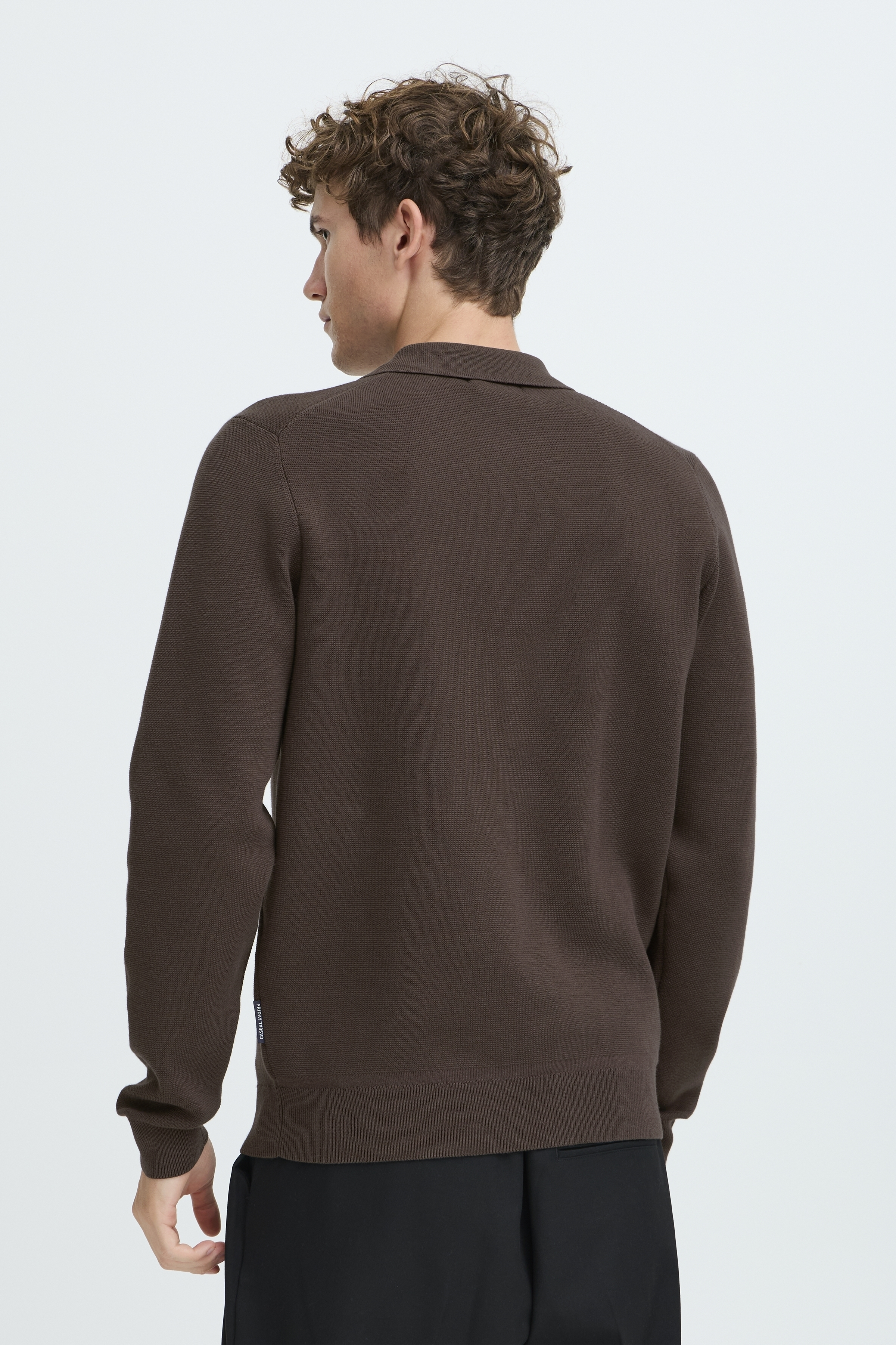 Casual Friday - CFAbel Milano Polo Strik i brun