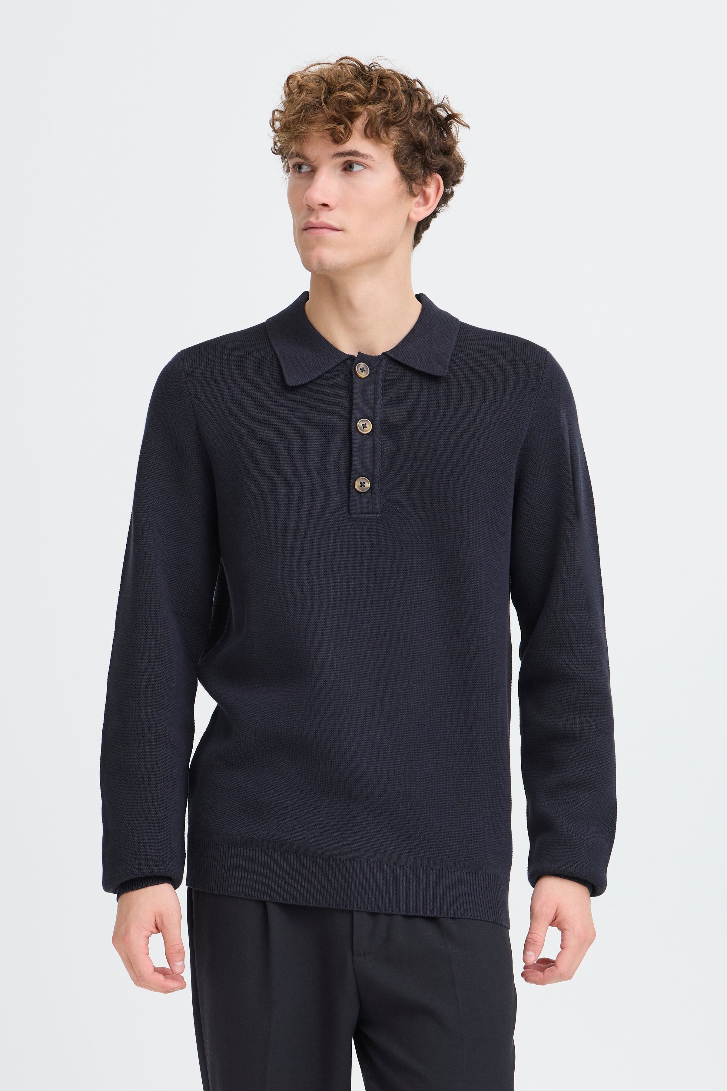 Casual Friday - CFAbel Milano Polo Strik i navy