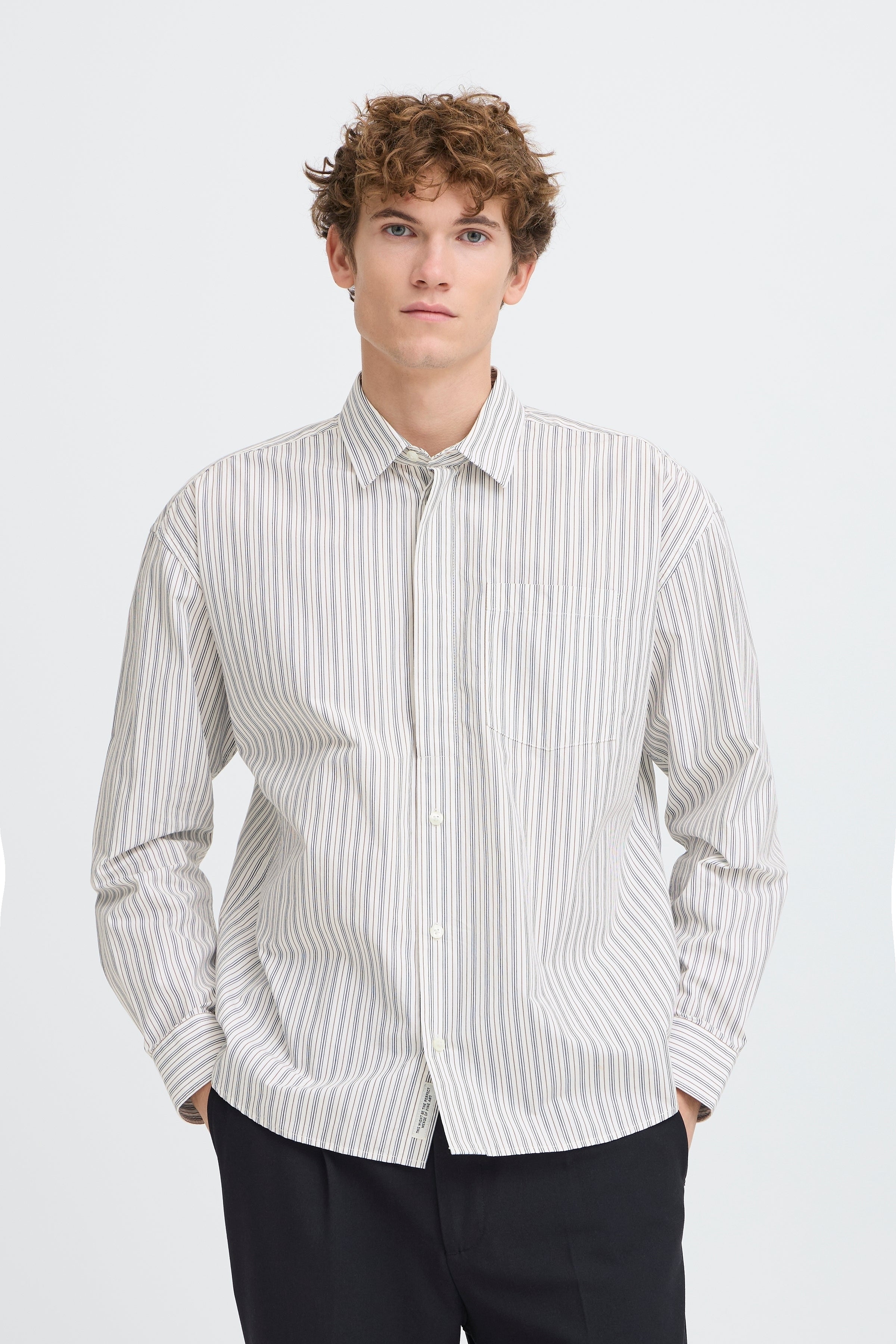 Casual Friday - CFKnud Skjorte med Striber