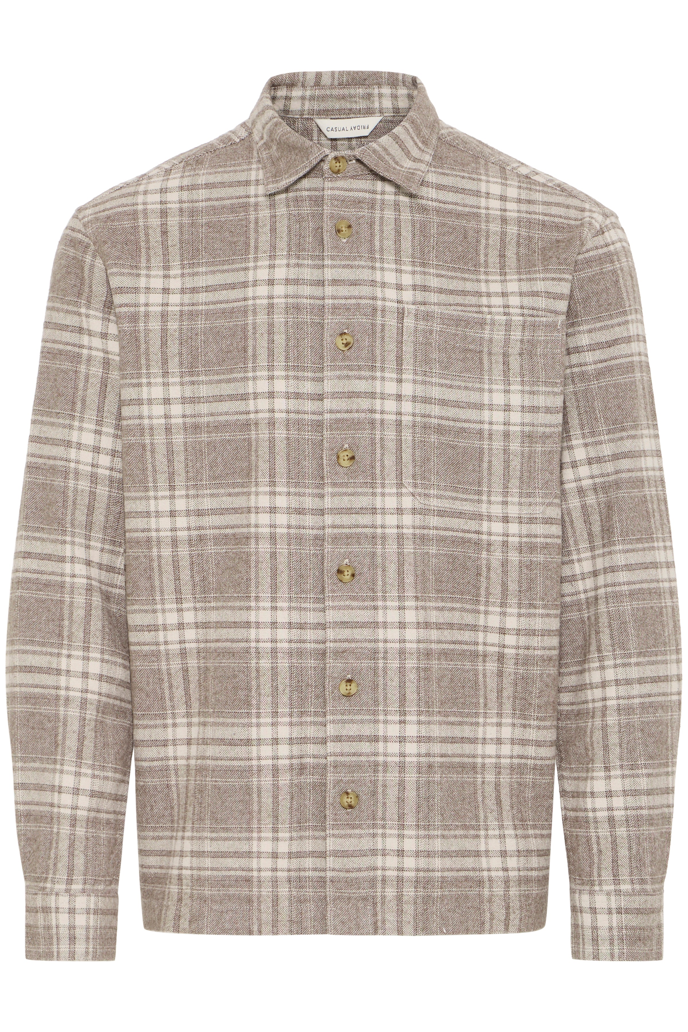 Casual Friday - CFLotus Ternet skjorte i brun