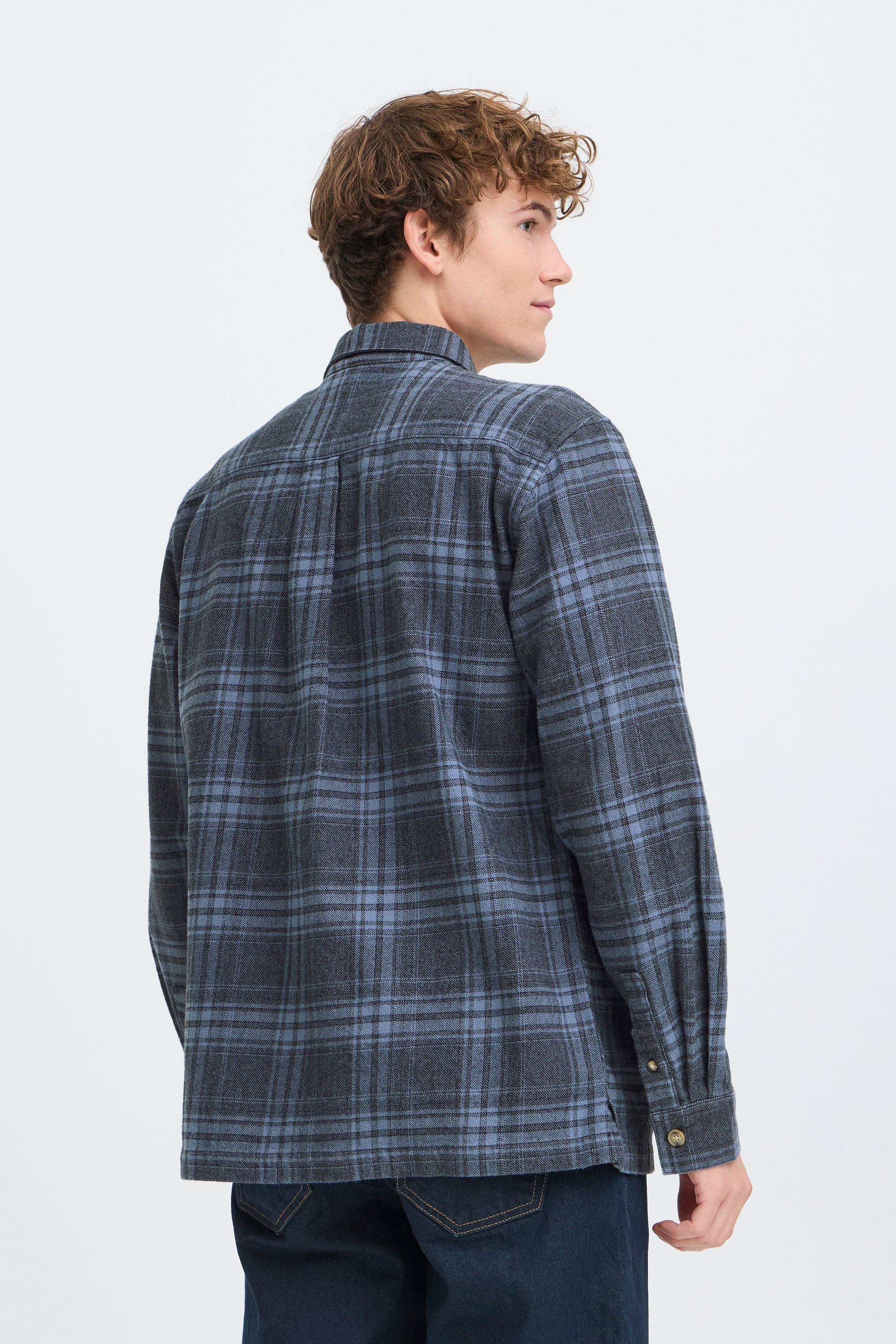 Casual Friday - CFLotus Ternet skjorte i blå