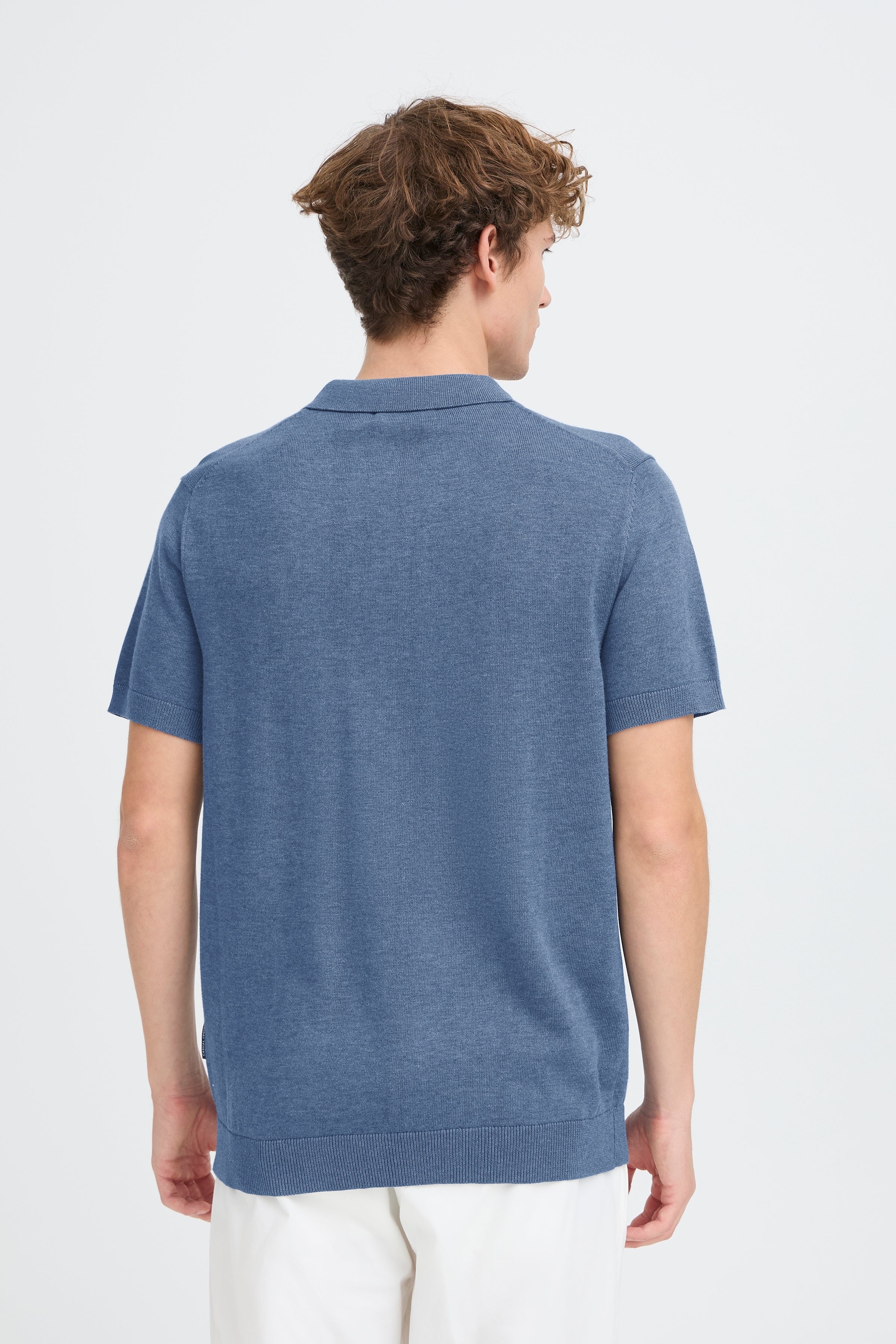 Casual Friday - CFBells strik polo, blå