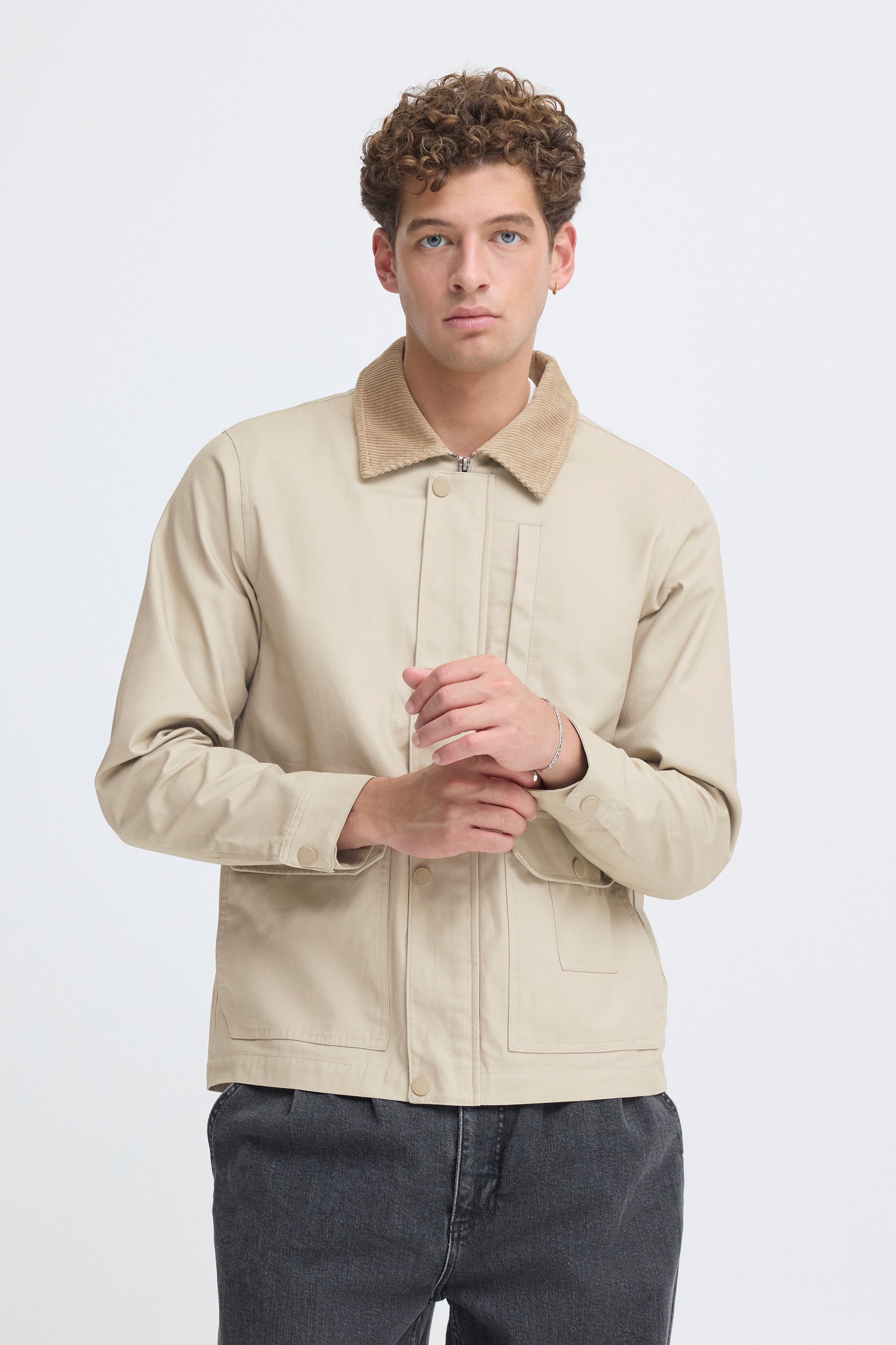 Casual Friday - CFHAUGEN Jakke Beige