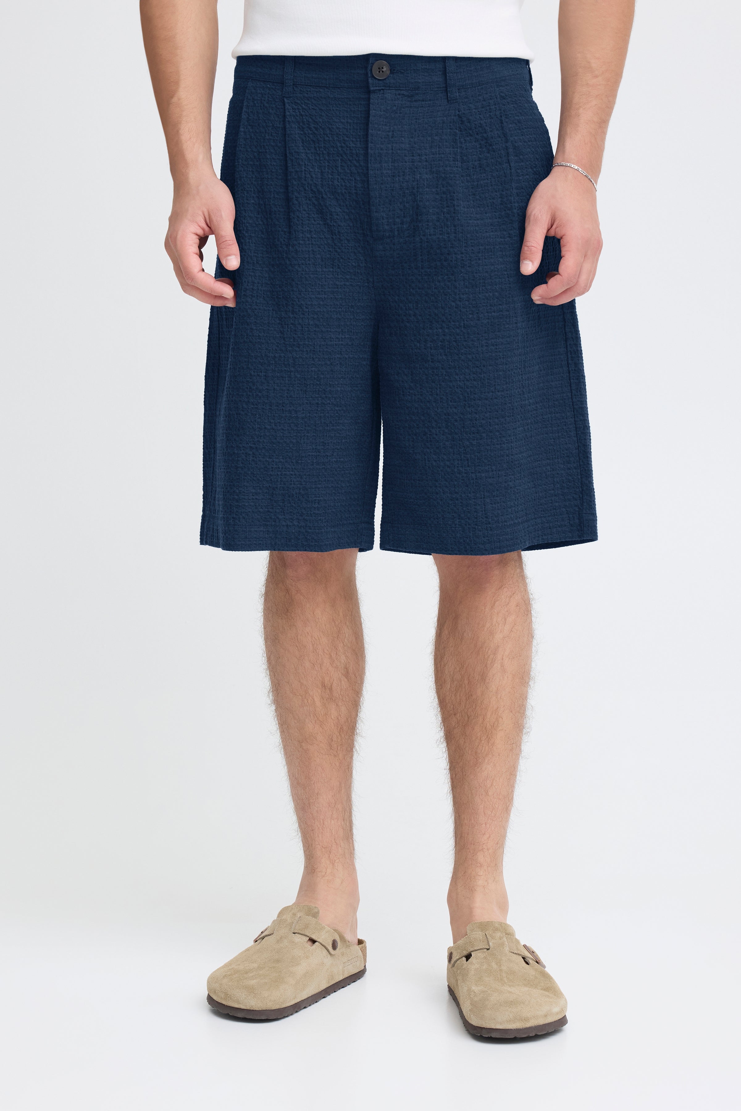 Casual Friday - Seersucker Shorts Navy