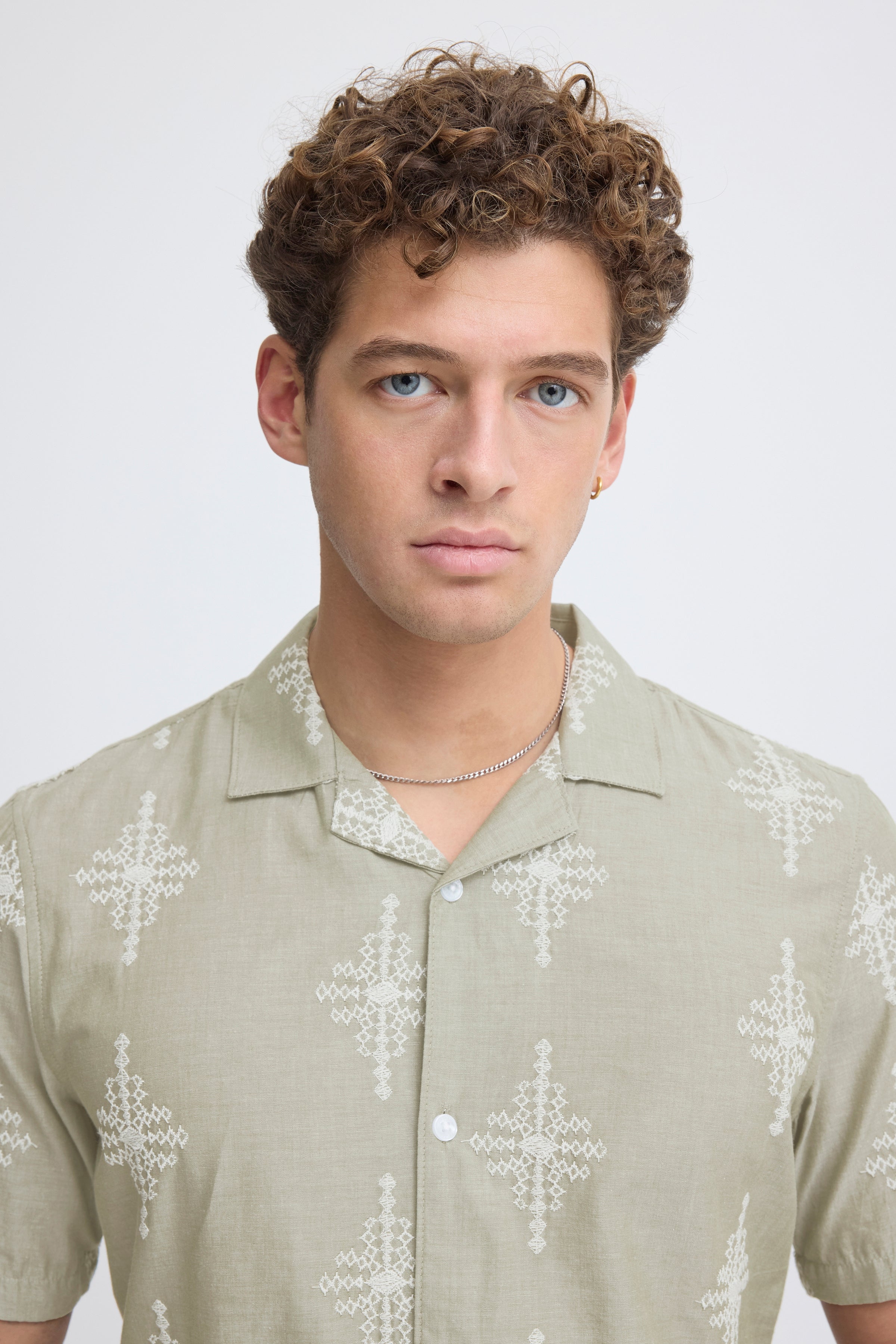 Casual Friday - CFLeopold Embroidered Shirt