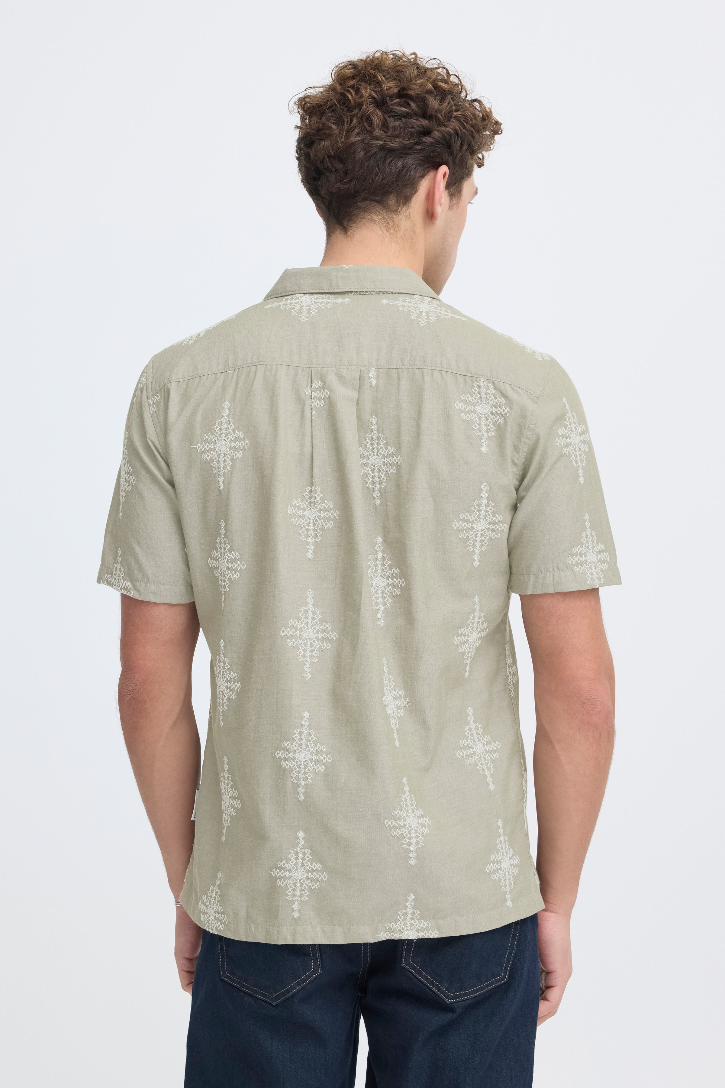 Casual Friday - CFLeopold Embroidered Shirt